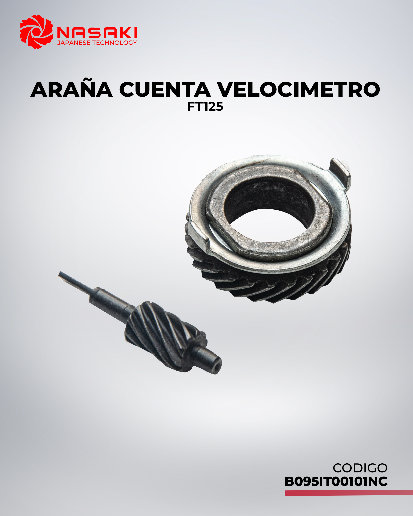 ARAÑA CUENTA VELOCIMETRO FT125