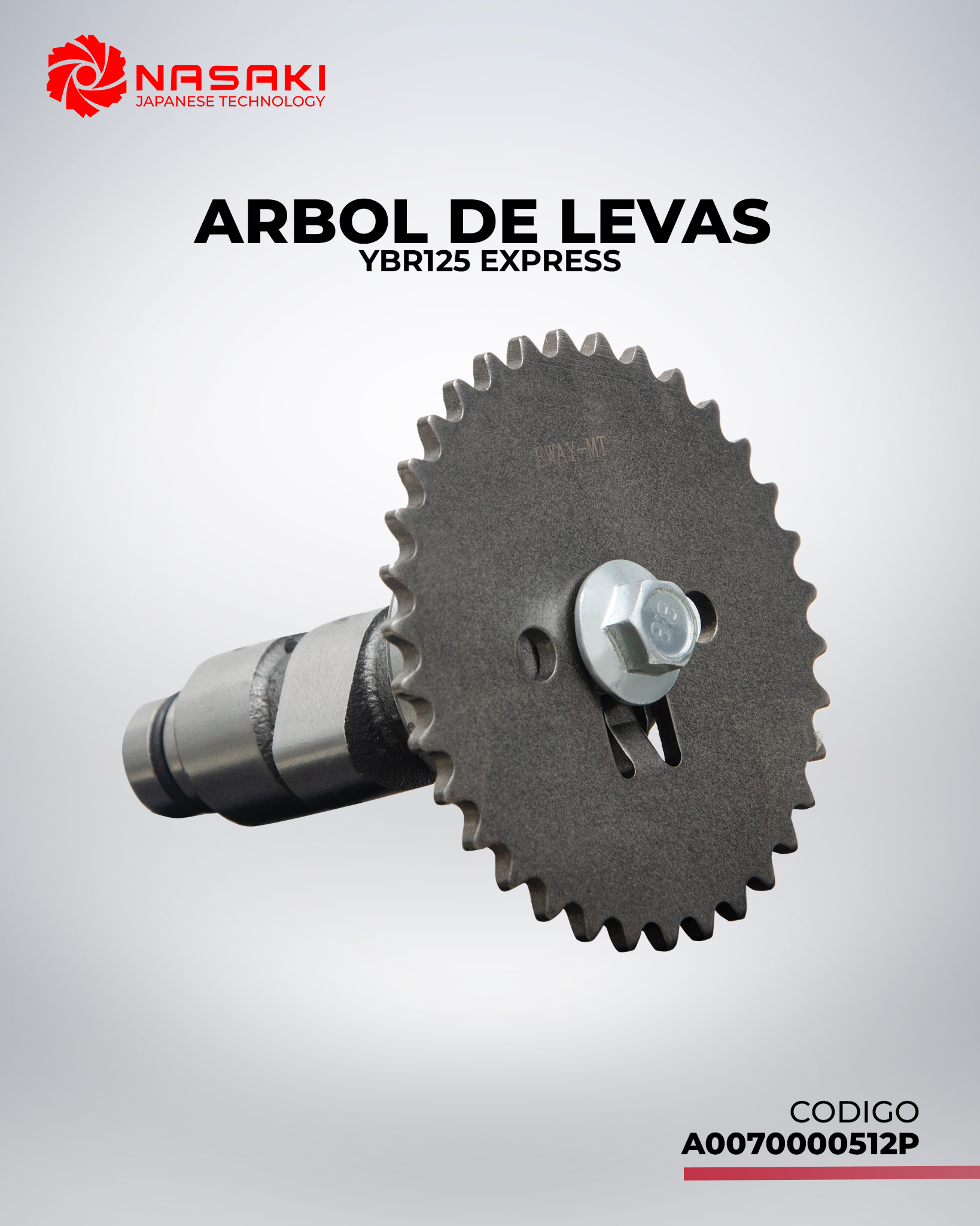 ARBOL DE LEVAS YBR125 EXPRESS
