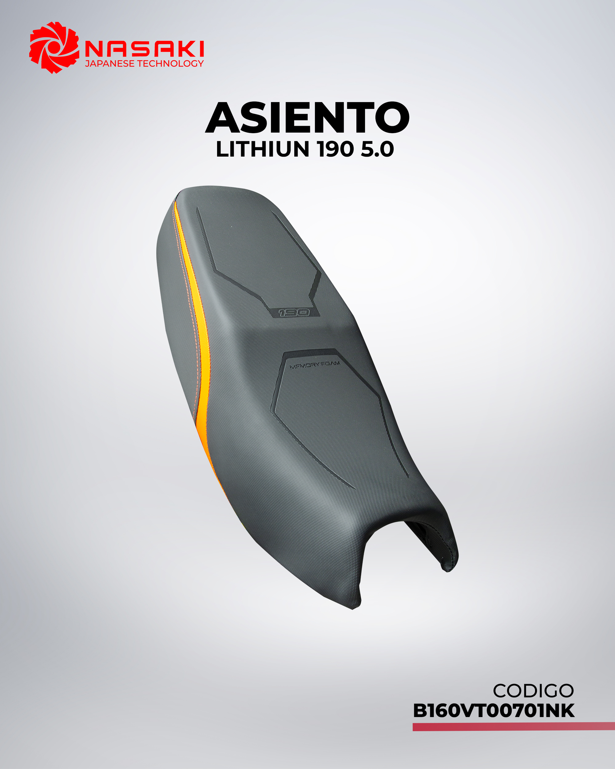 ASIENTO LITHIUM 190 5.0