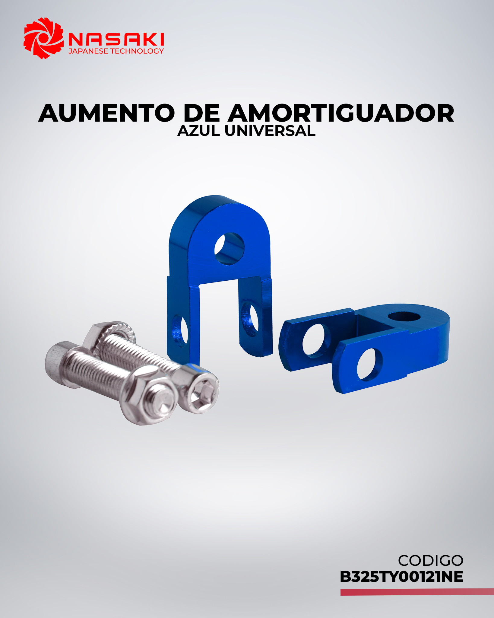 AUMENTO DE AMORTIGUADOR UNIVERSAL AZUL