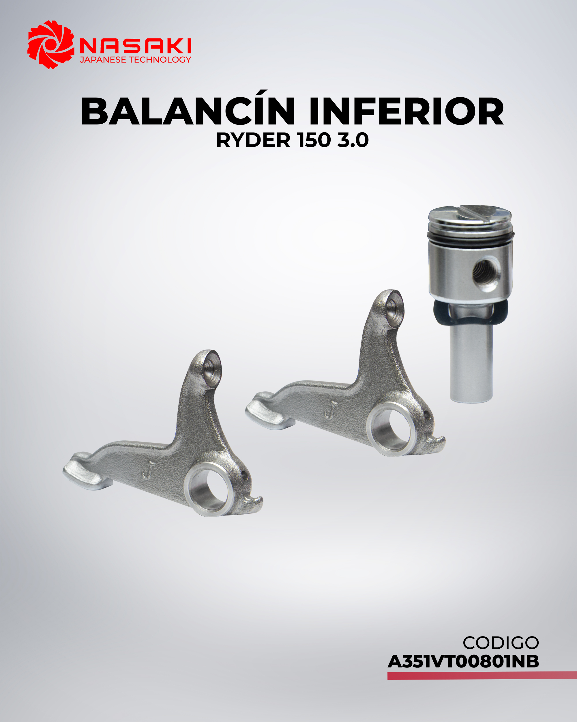 BALANCIN INFERIOR RYDER 150 3.0