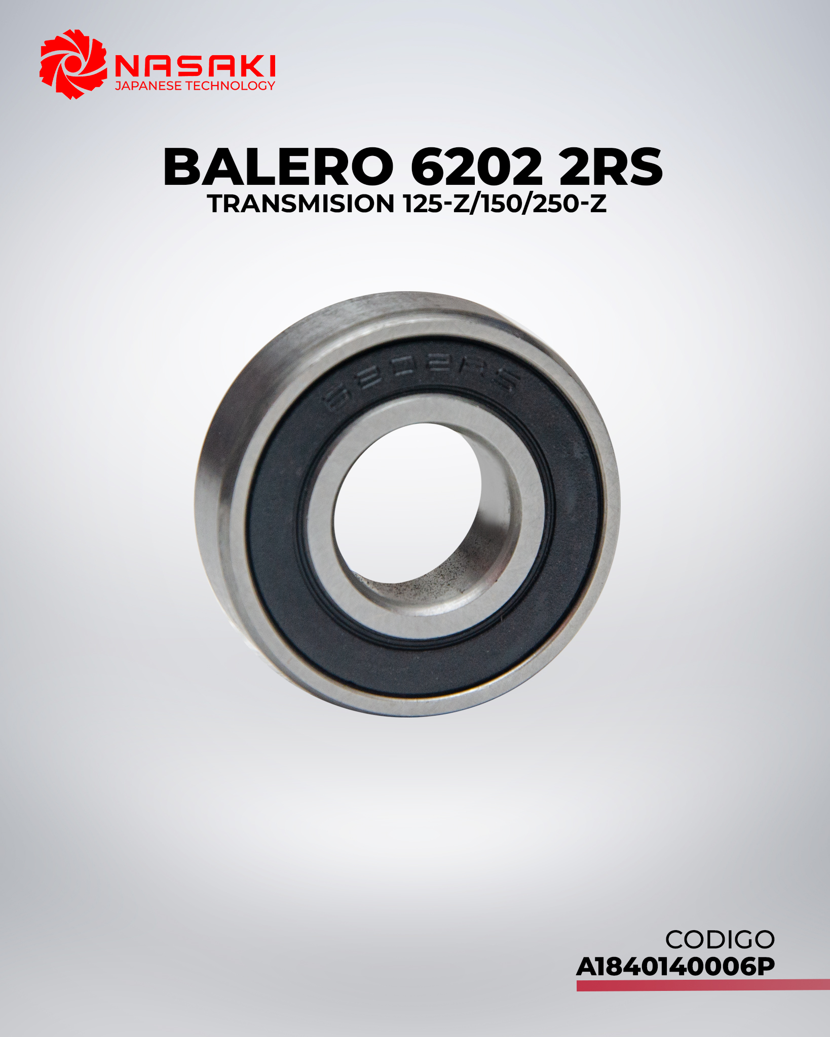 BALERO 6202 2RS TRANSMISION 125-Z/150/250-Z