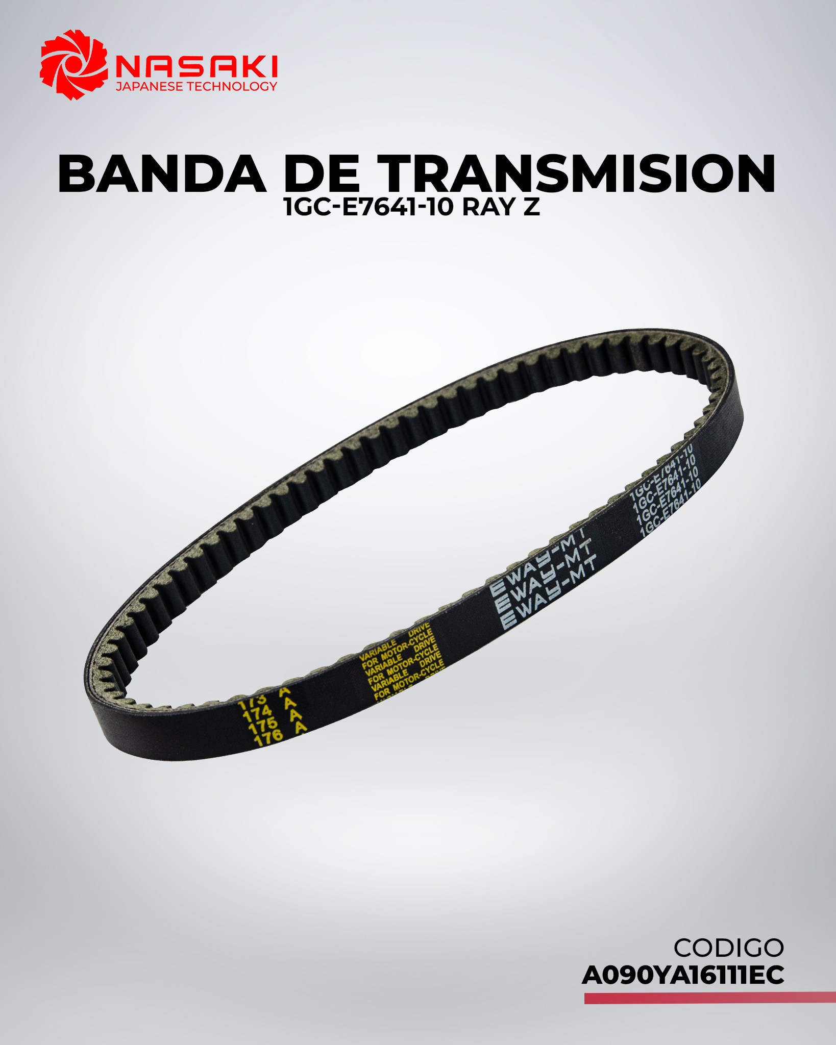 BANDA DE TRANSMISION 1GC-E7641-10     RAY Z