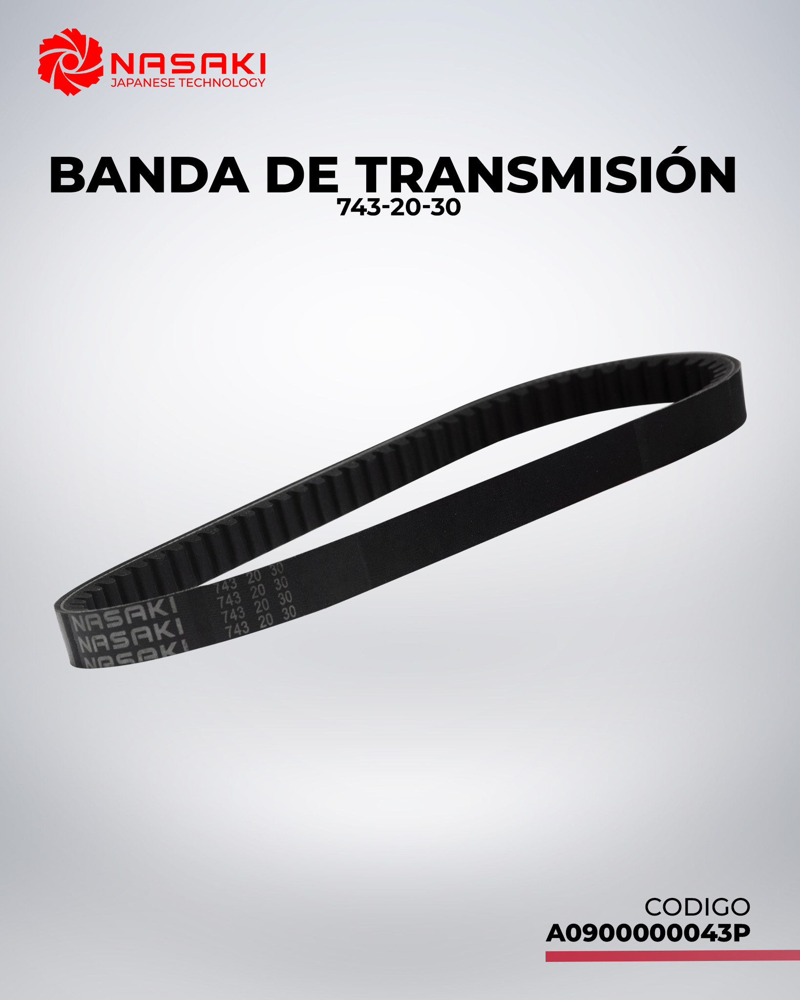 BANDA DE TRANSMISION 743-20-30