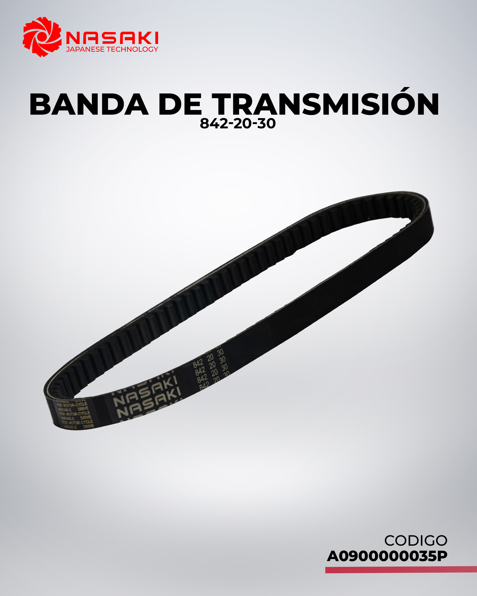 BANDA DE TRANSMISION 842-20-30