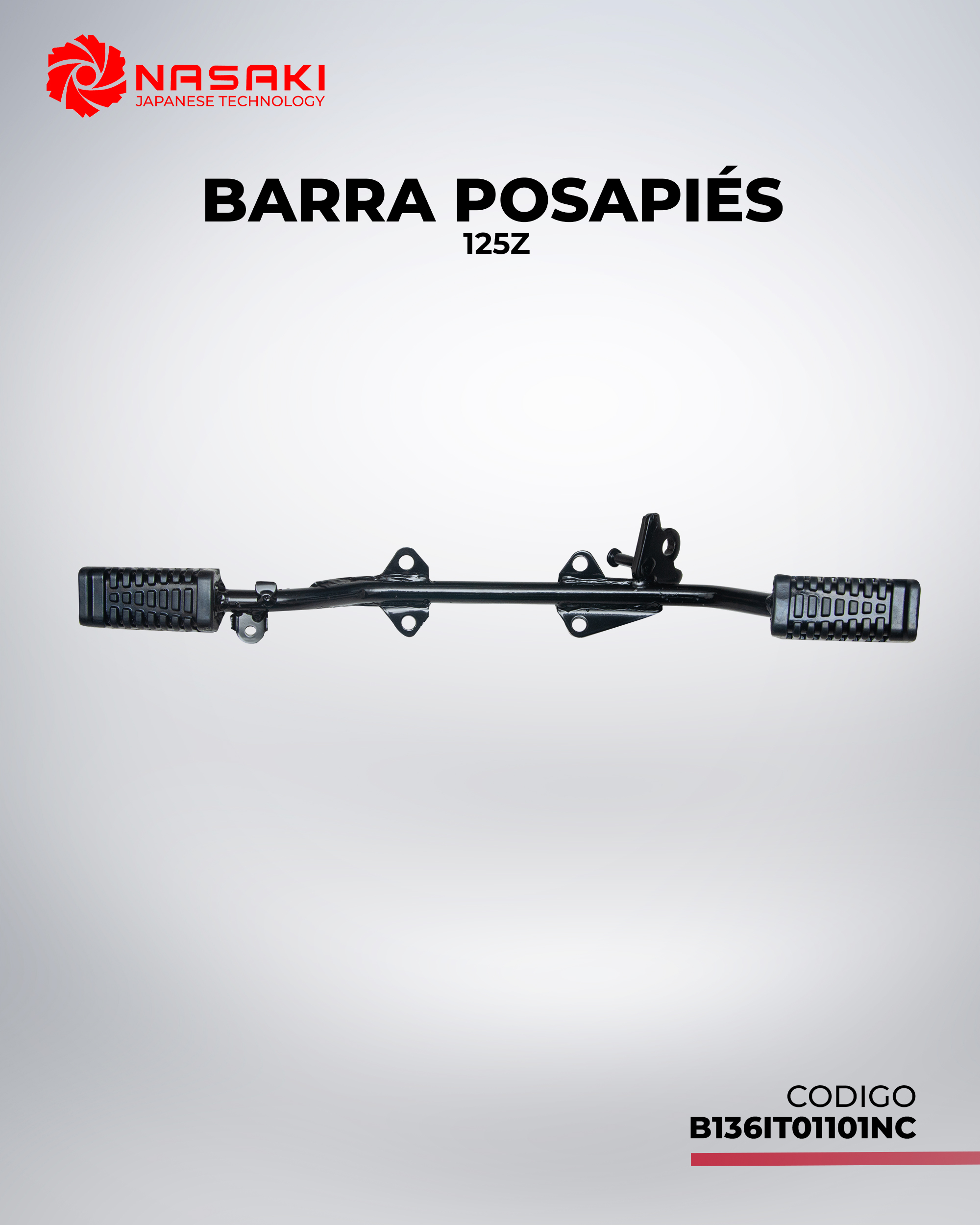 BARRA POSAPIES 125Z