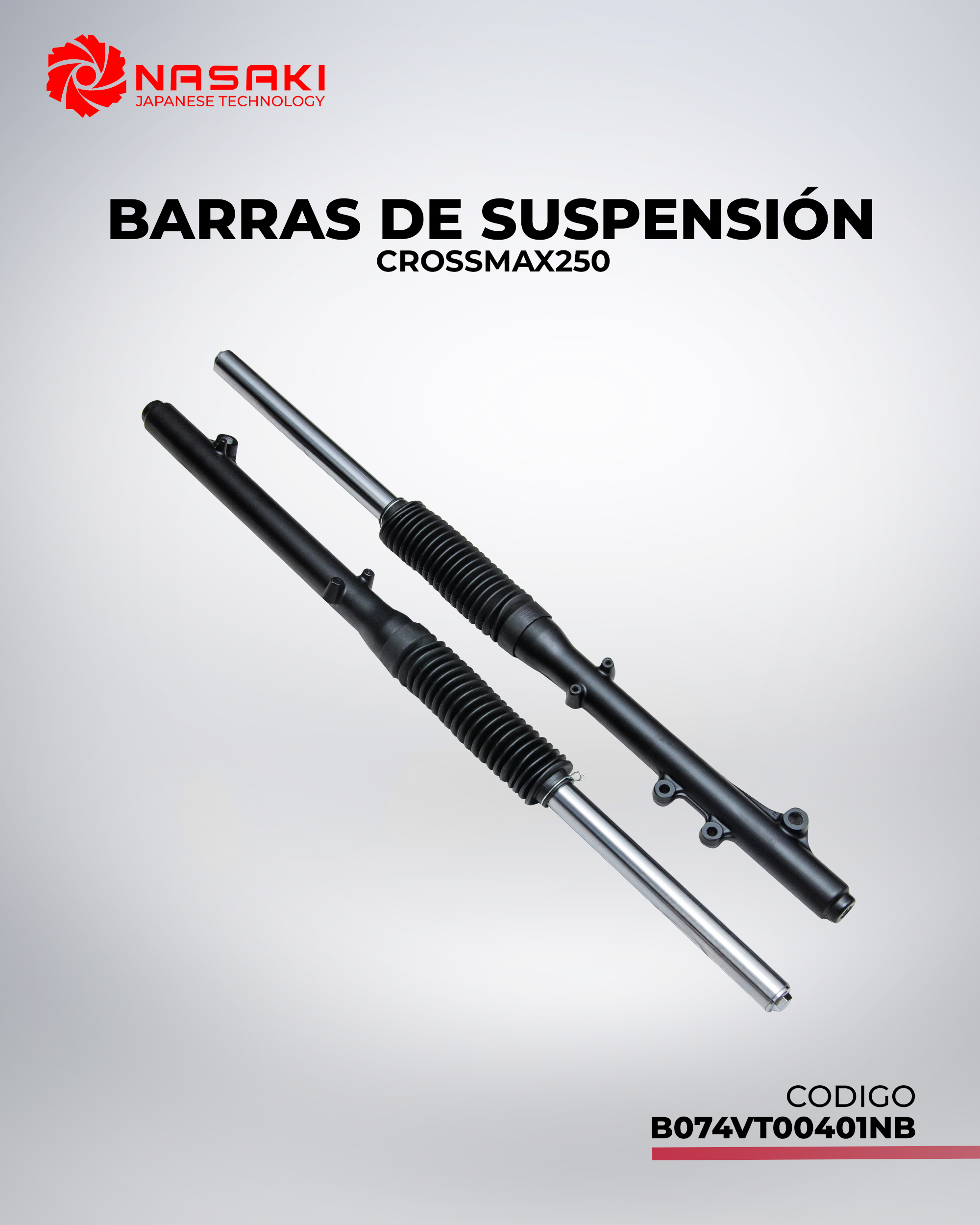 BARRAS DE SUSPENSION CROSSMAX250