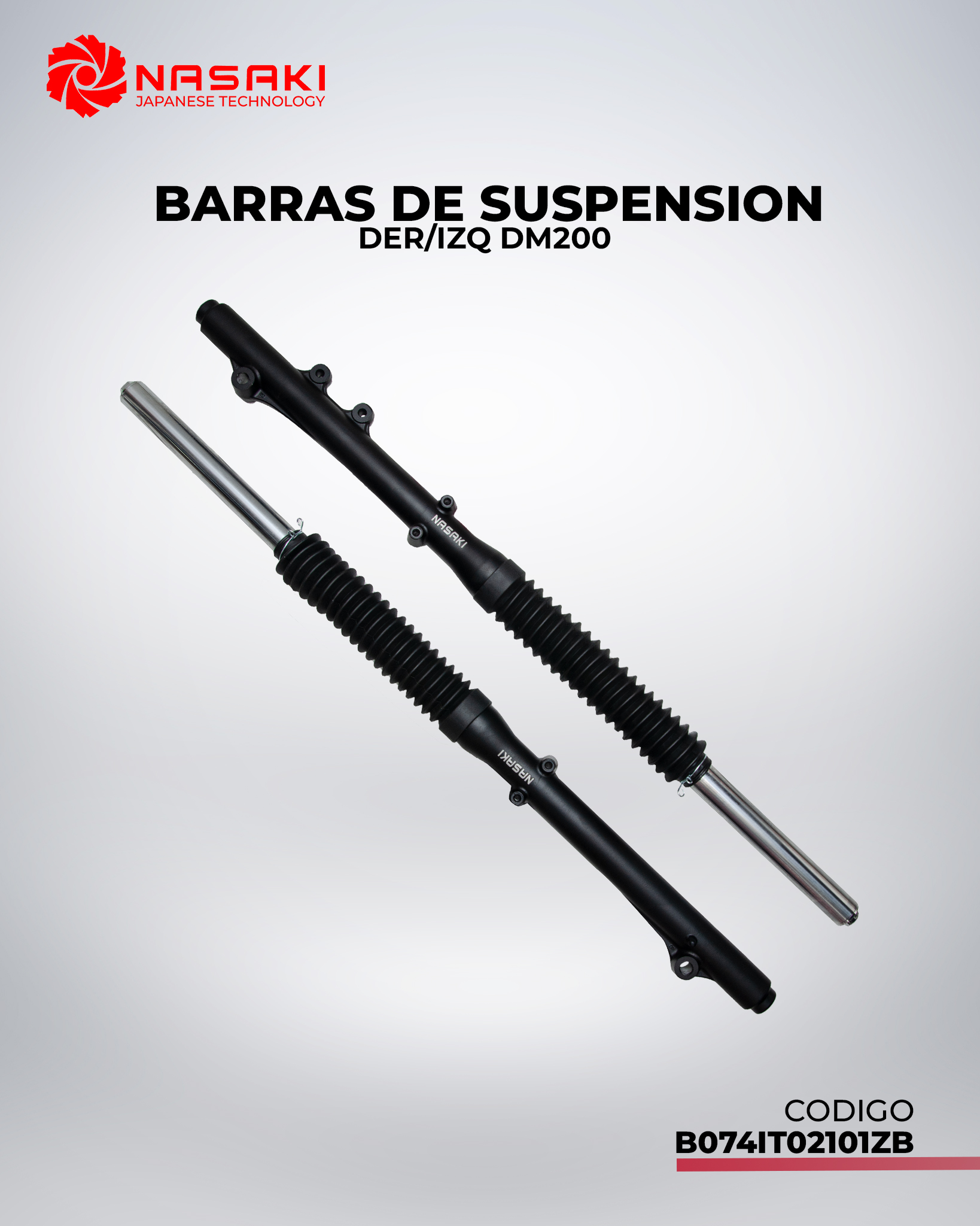 BARRAS DE SUSPENSION DER/IZQ DM200