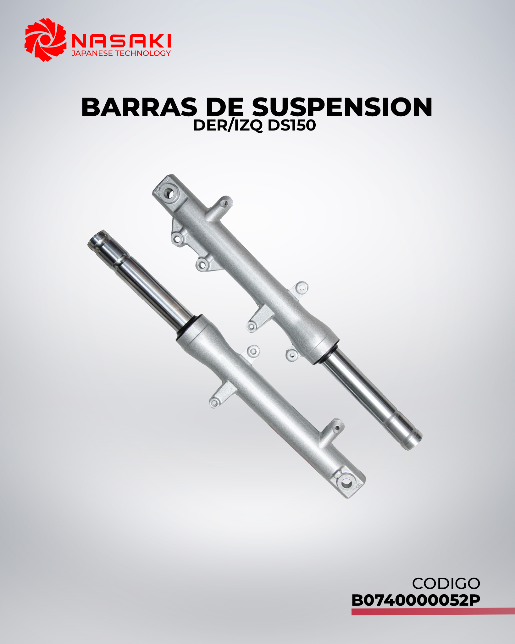 BARRAS DE SUSPENSION DER/IZQ DS150