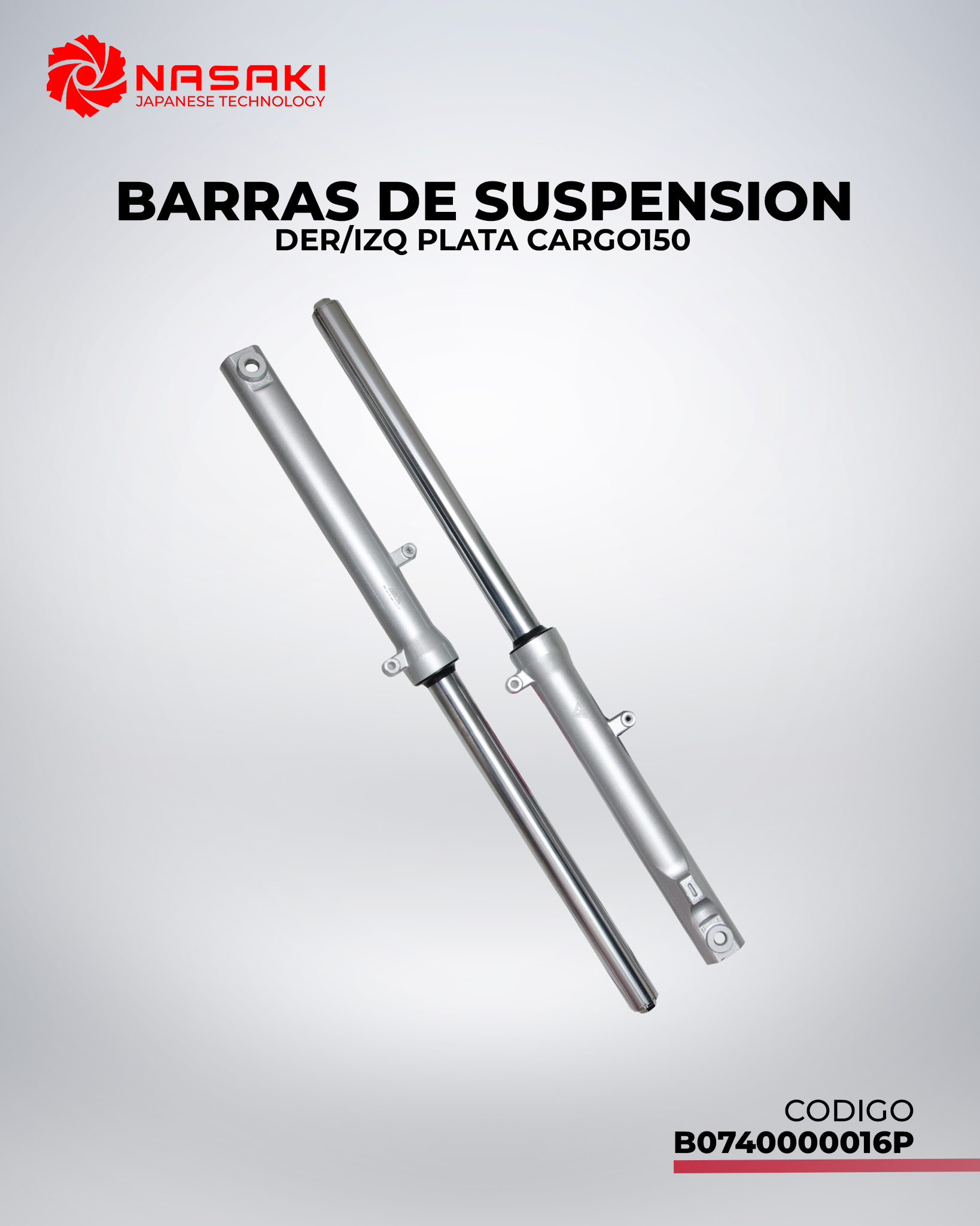 BARRAS DE SUSPENSION DER/IZQ PLATA CARGO150