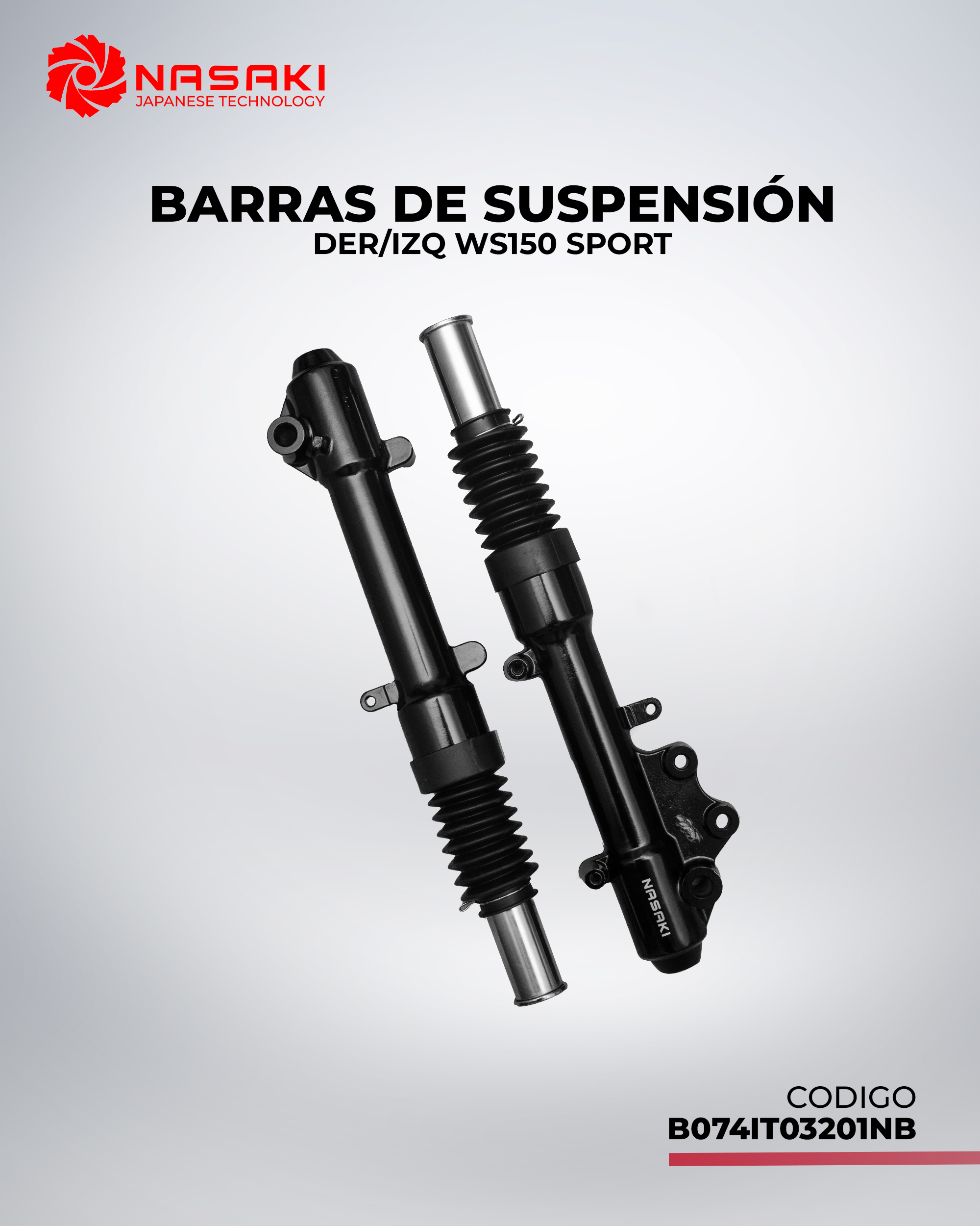 BARRAS DE SUSPENSION DER/IZQ WS150 SPORT