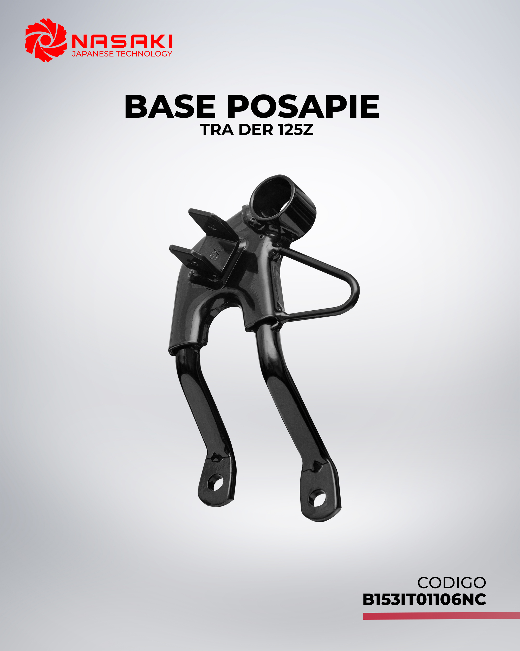 BASE POSAPIE TRASERA DER 125Z