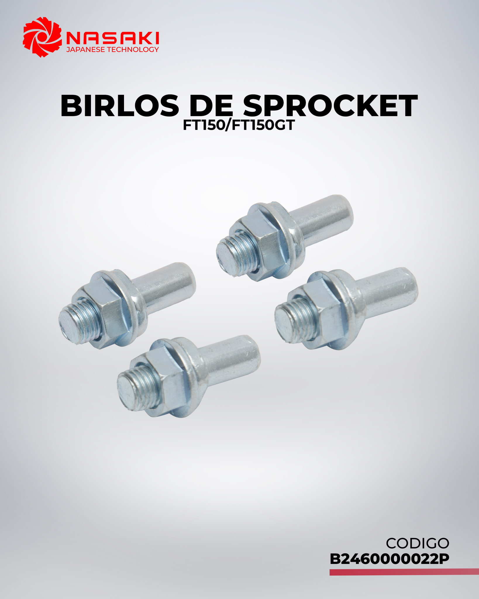 BIRLOS DE SPROCKET FT150/FT150GT