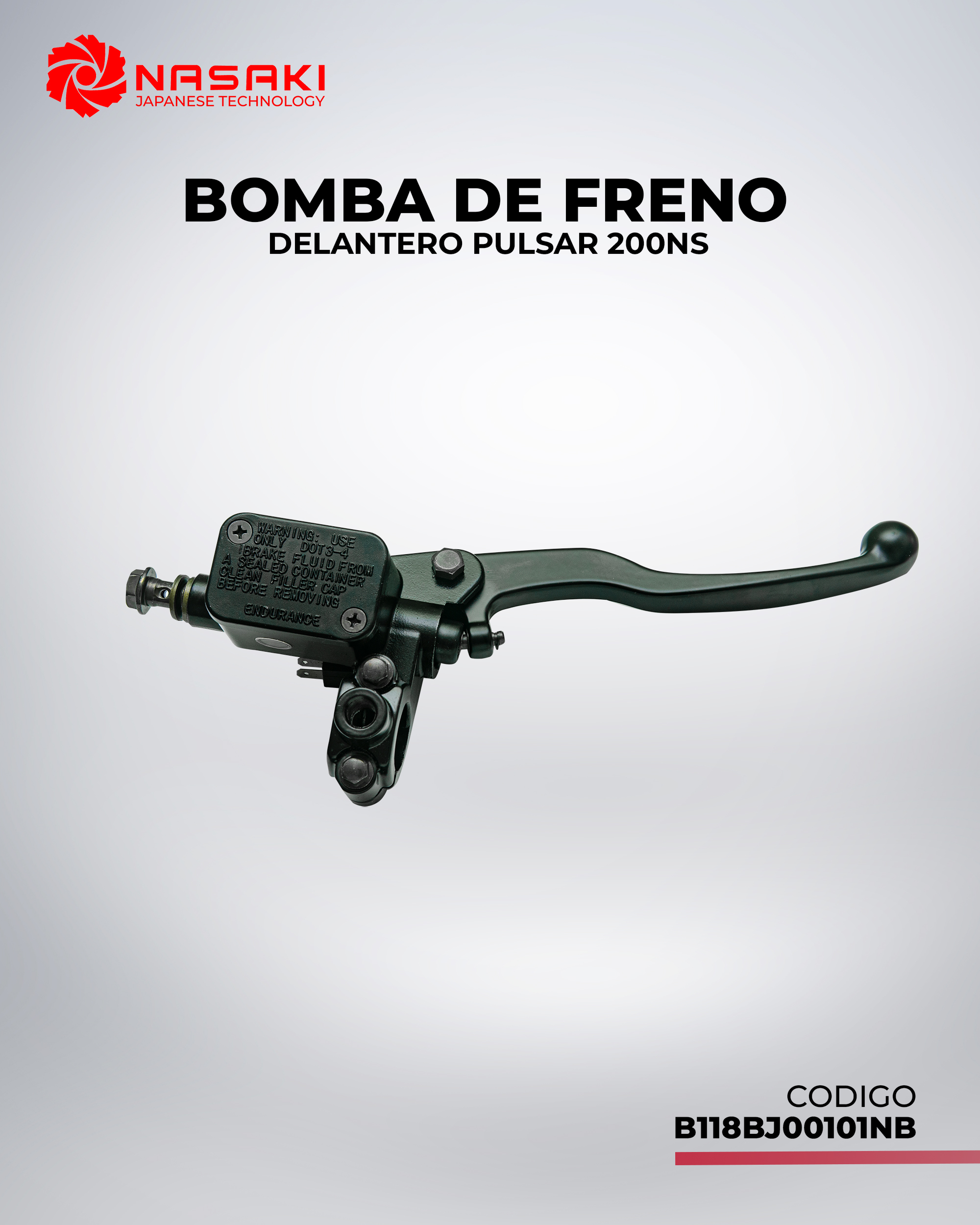 BOMBA DE FRENO DELANTERO PULSAR 200NS