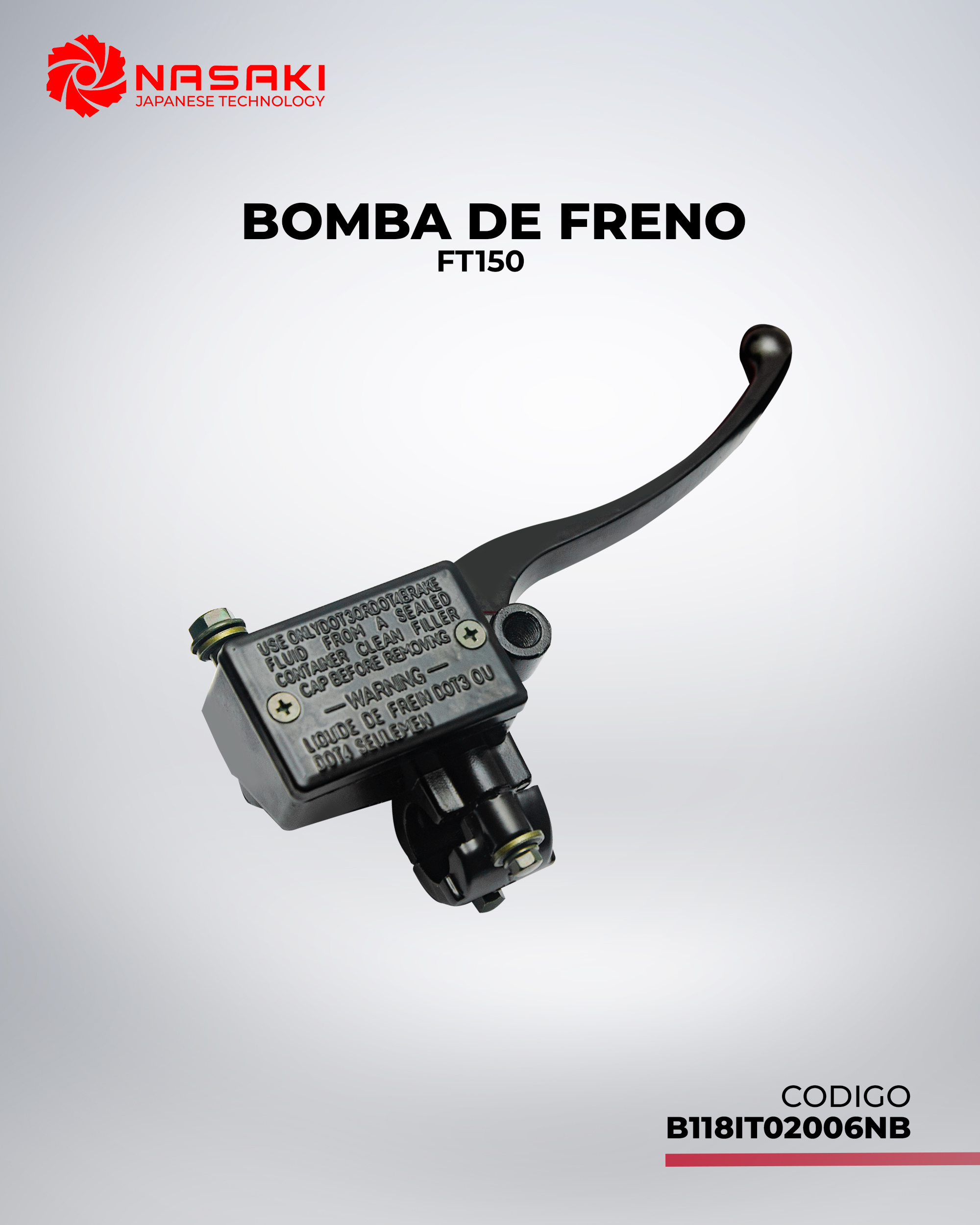 BOMBA DE FRENO FT150