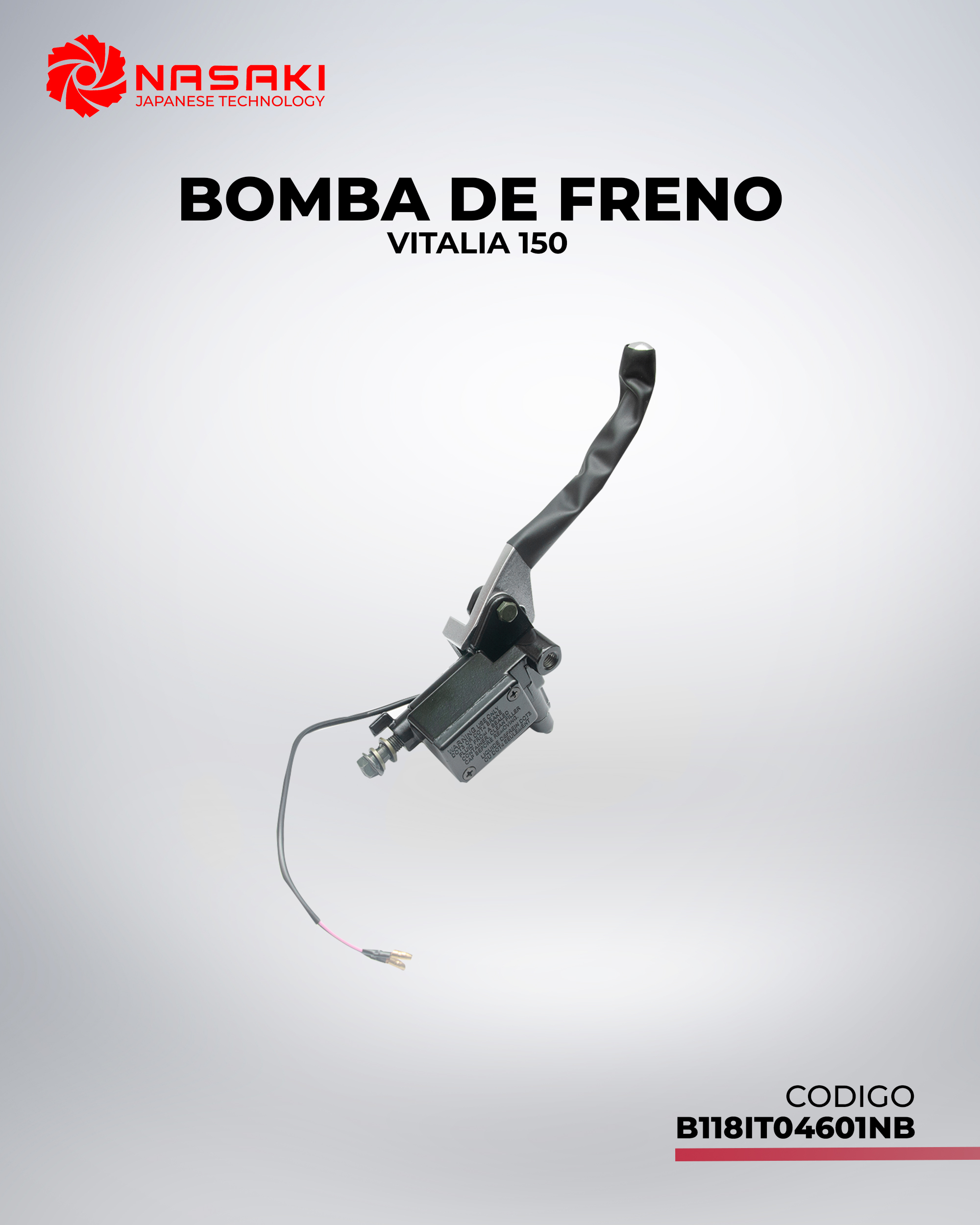 BOMBA DE FRENO VITALIA 150