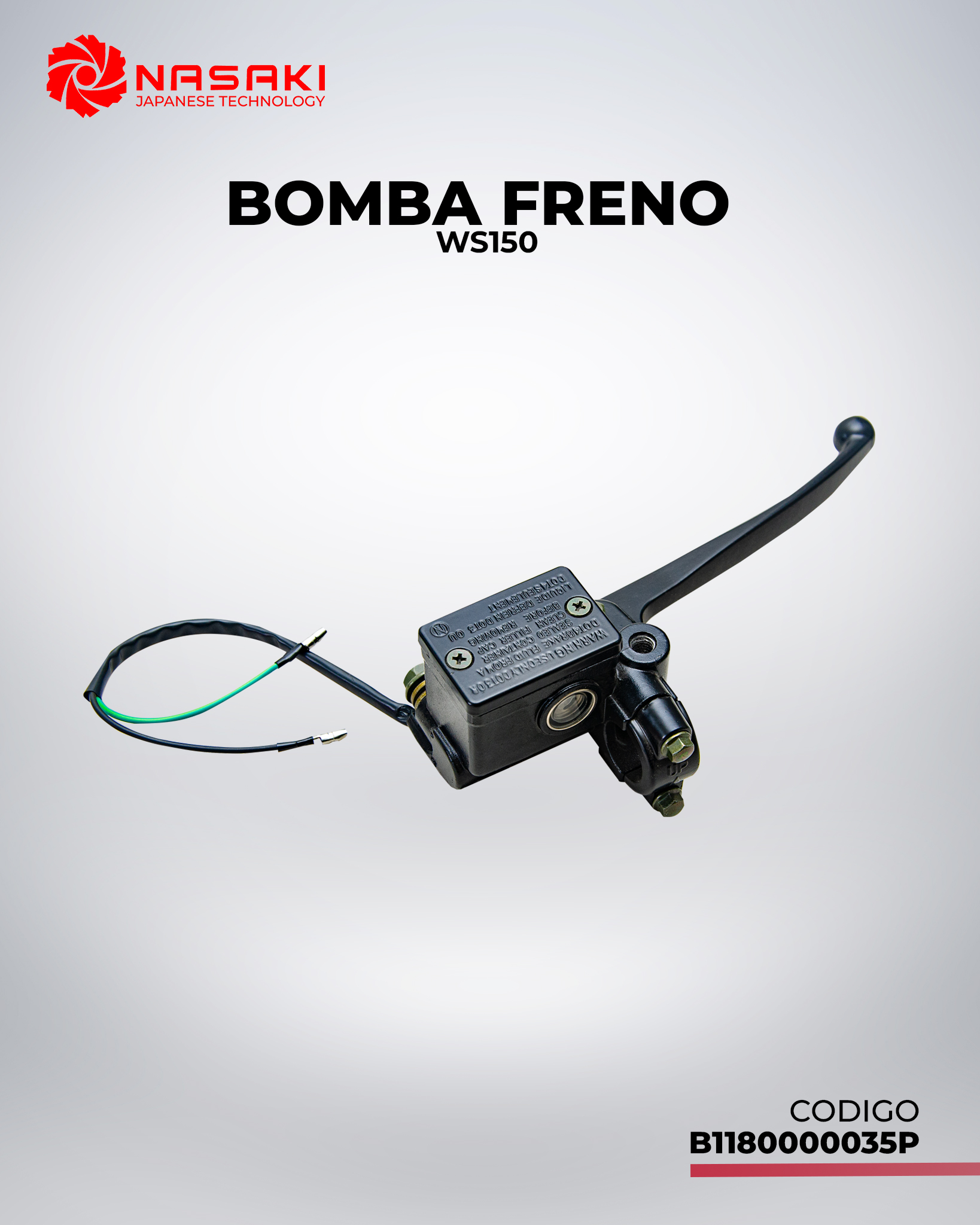 BOMBA DE FRENO WS150