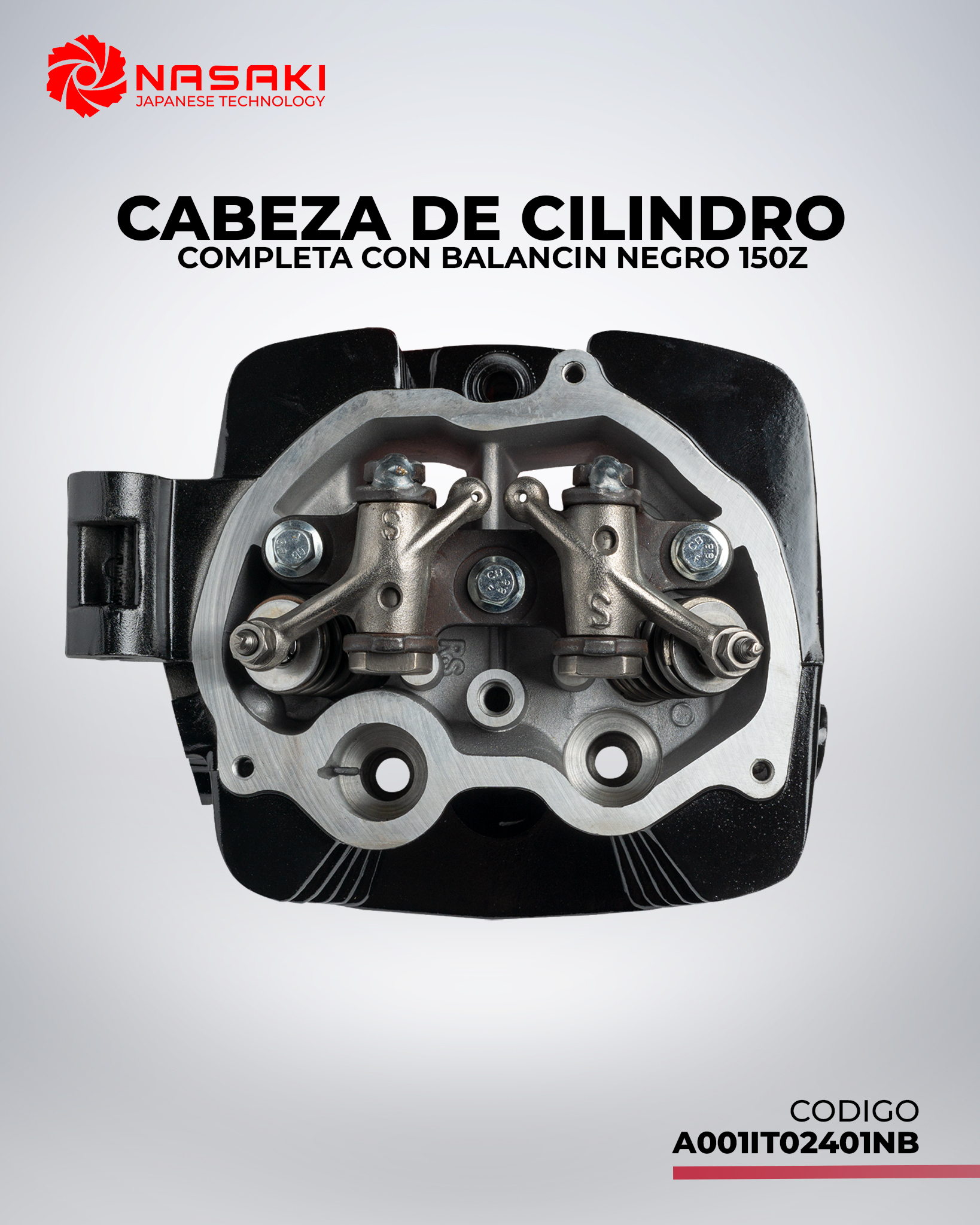 CABEZA DE CILINDRO COMPLETA CON BALANCIN