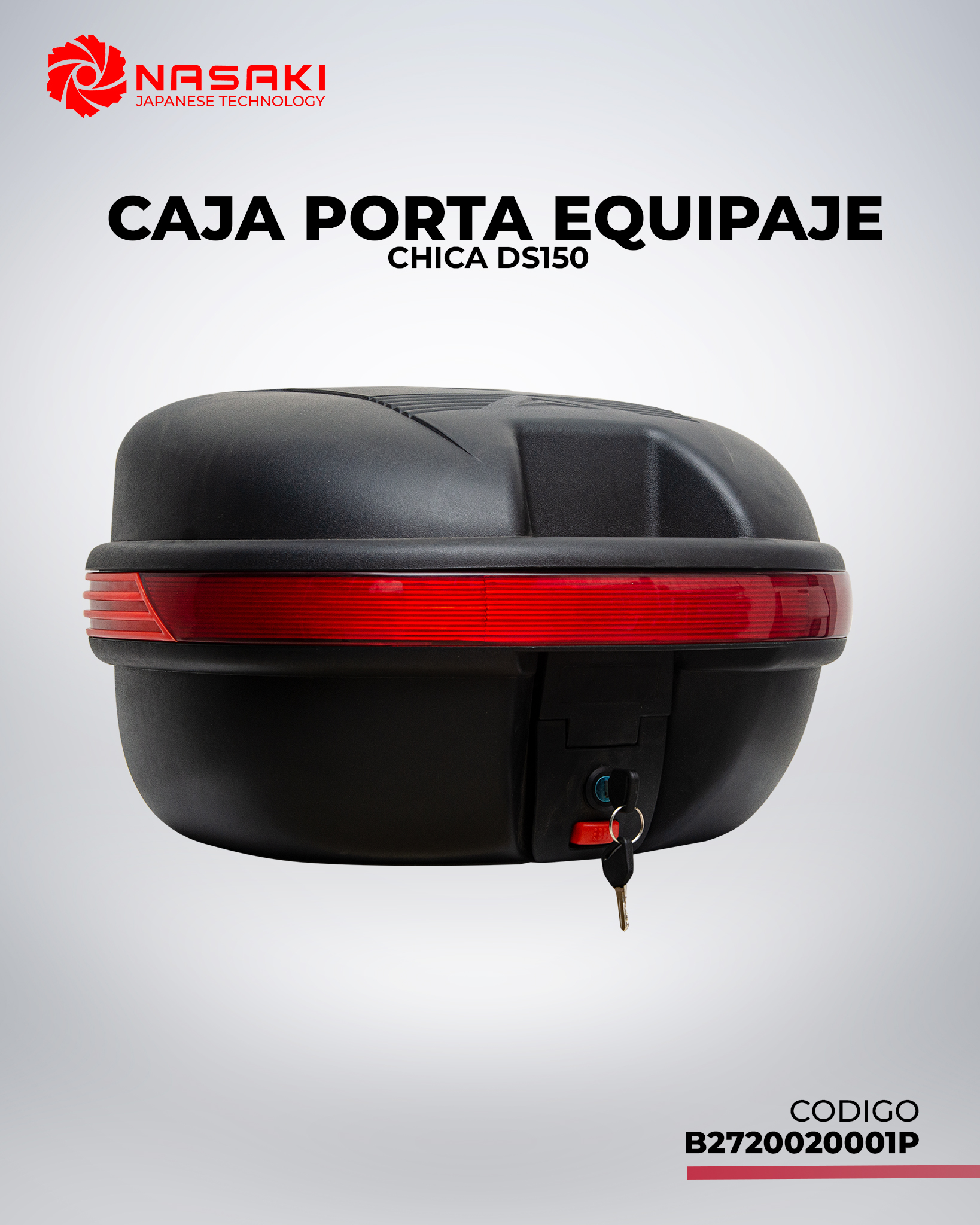 CAJA PORTA EQUIPAJE CHICA DS150