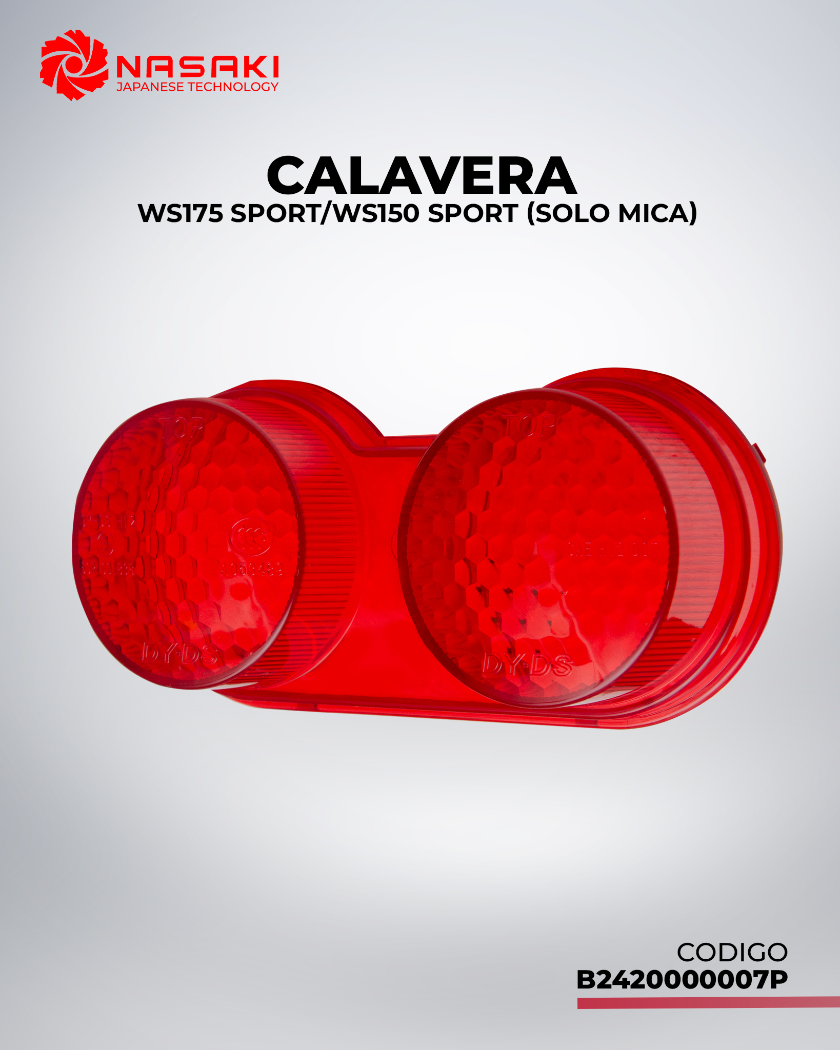 CALAVERA WS175 SPORT/WS150 SPORT (solo mica)