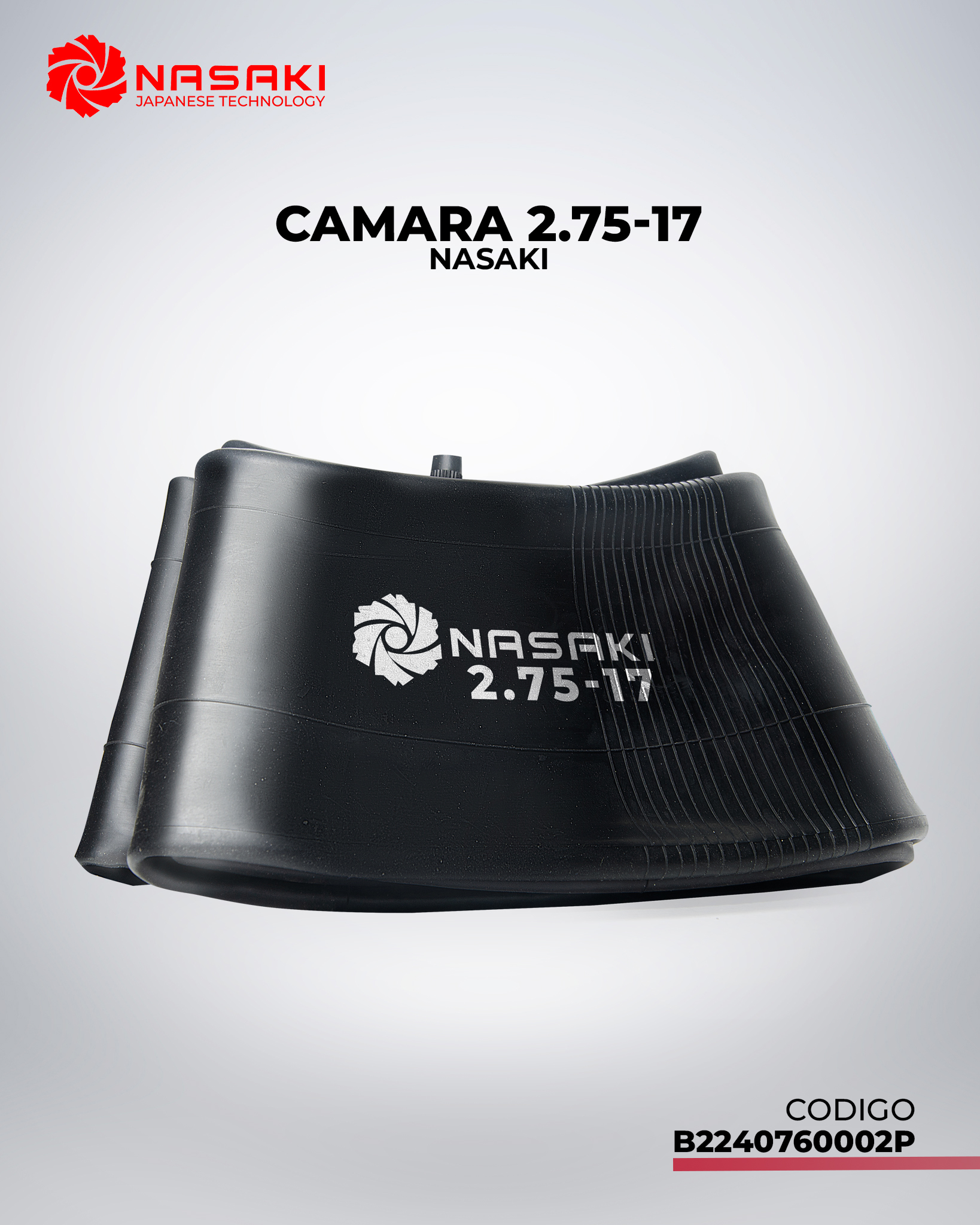 CAMARA 2.75-17 NASAKI OFERTA