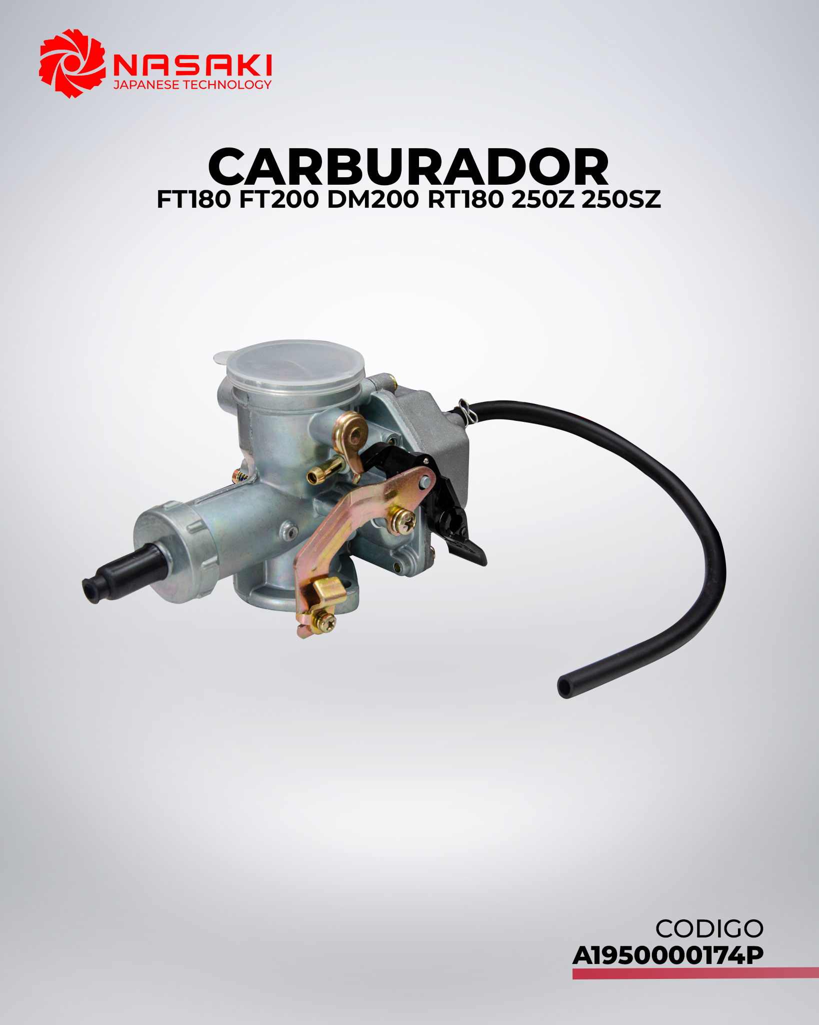 CARBURADOR FT180 FT200 DM200 RT180 250Z 250SZ