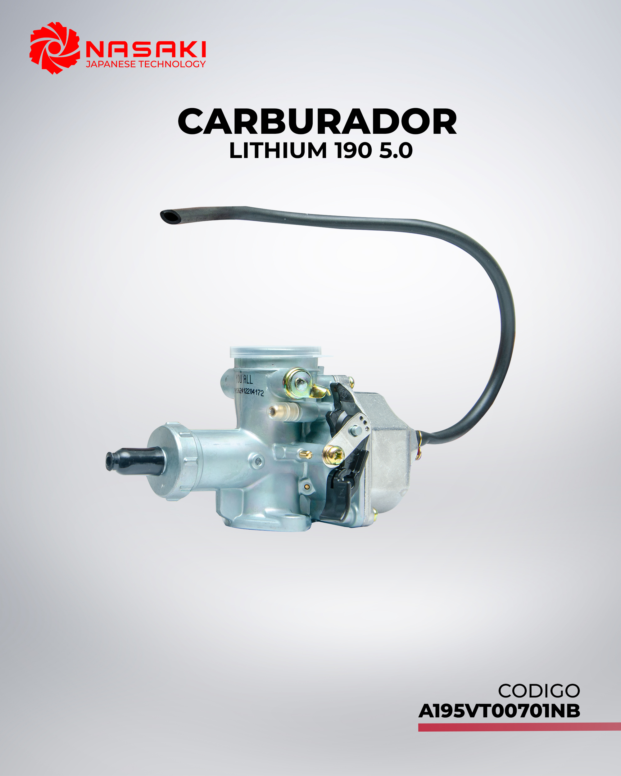 CARBURADOR LITHIUM 190 5.0