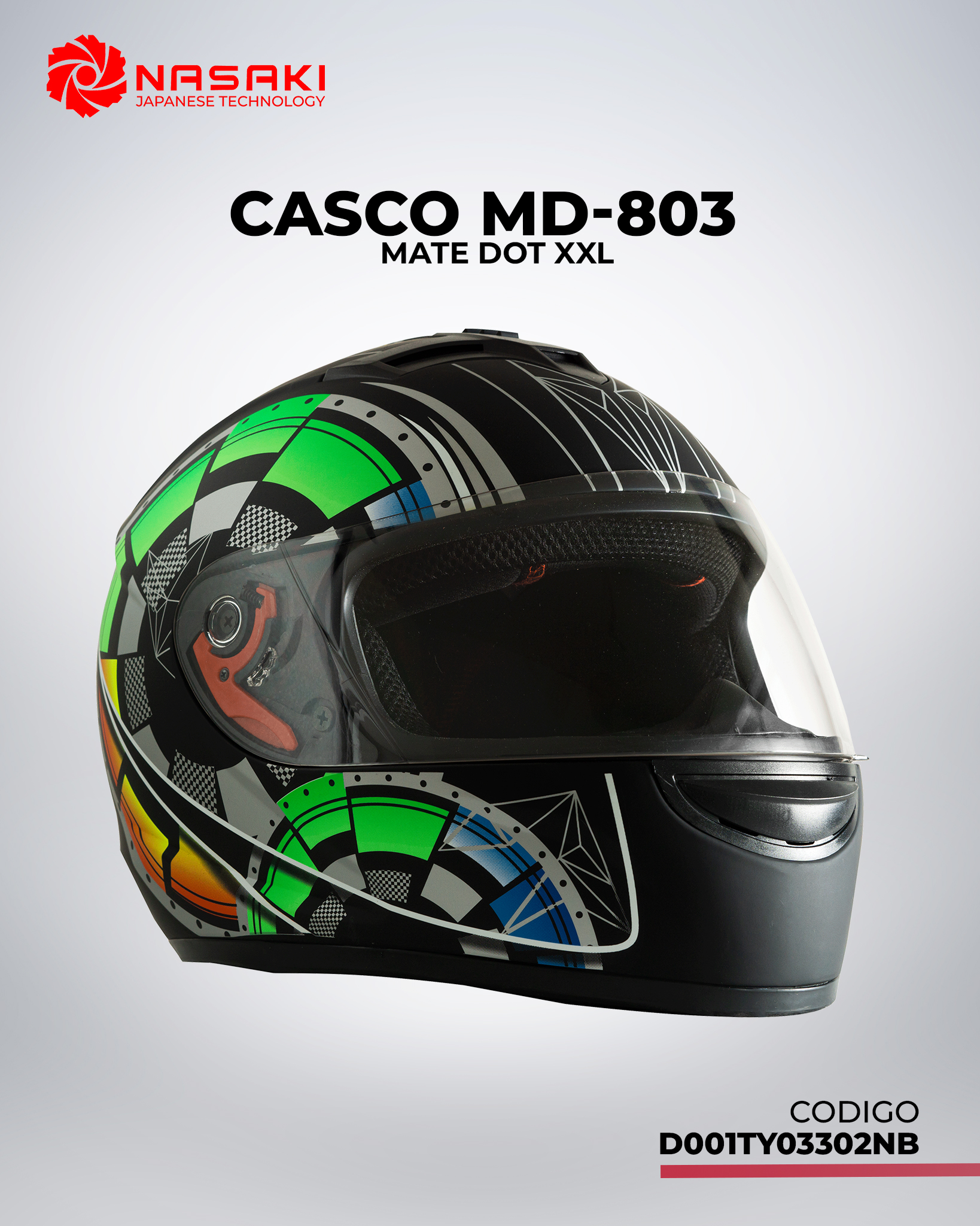 CASCO MD-803 XXL MATE DOT