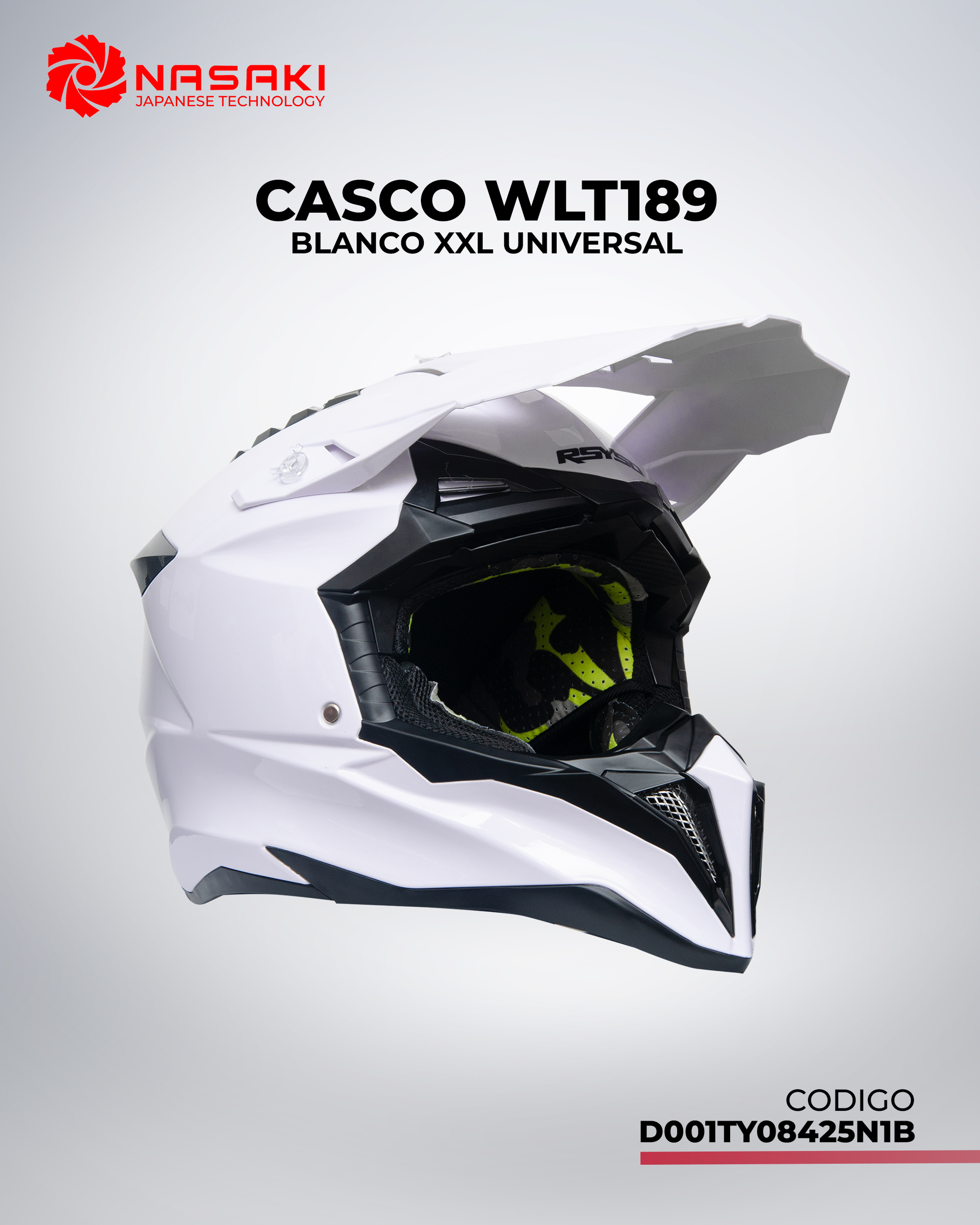 CASCO WLT189 BLANCO XXL