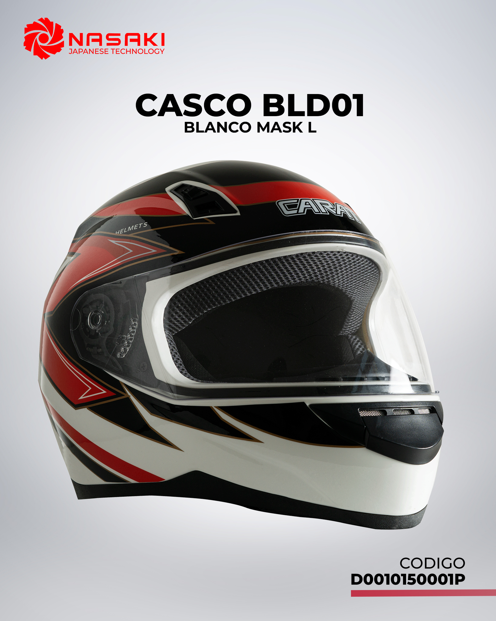 CASCO-BLD01-BLANCO MASK-L