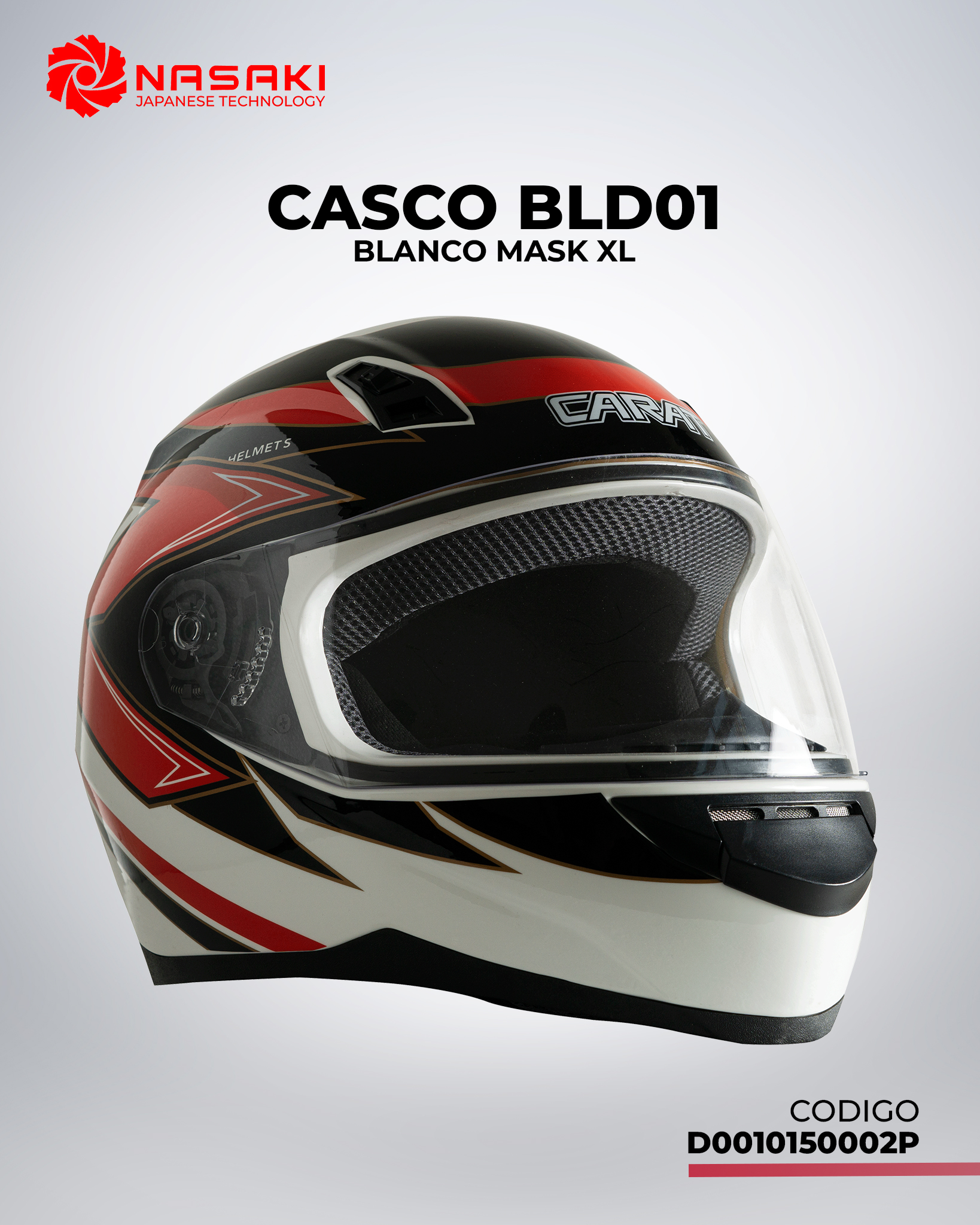 CASCO-BLD01-BLANCO MASK-XL