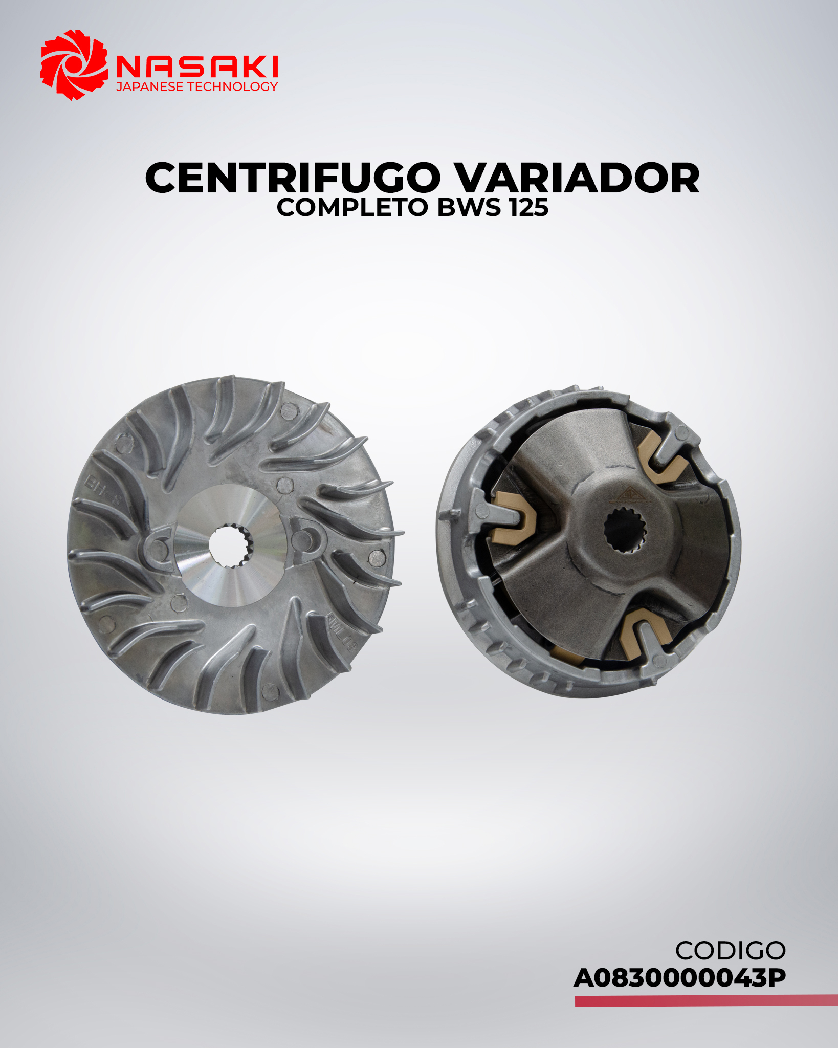 CENTRIFUGO VARIADOR COMPLETO BWS 125