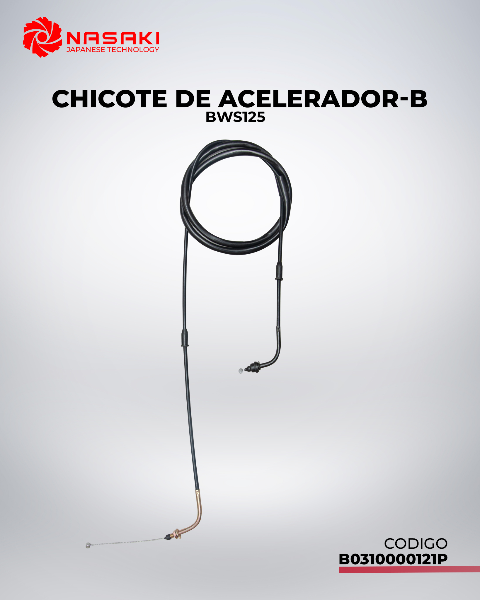 CHICOTE DE ACELERADOR -B BWS125