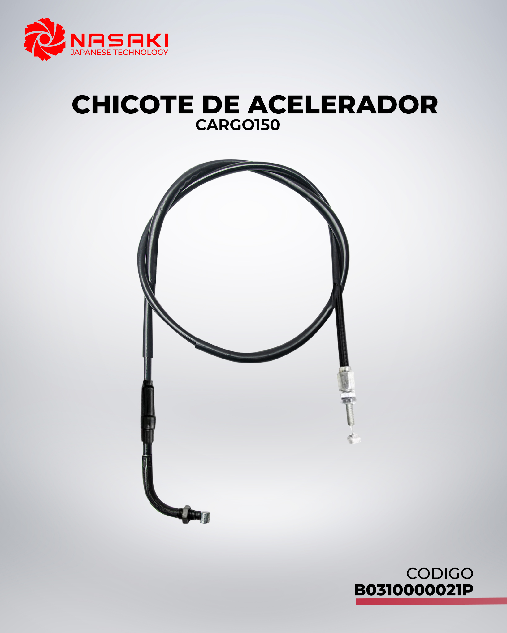 CHICOTE DE ACELERADOR CARGO150