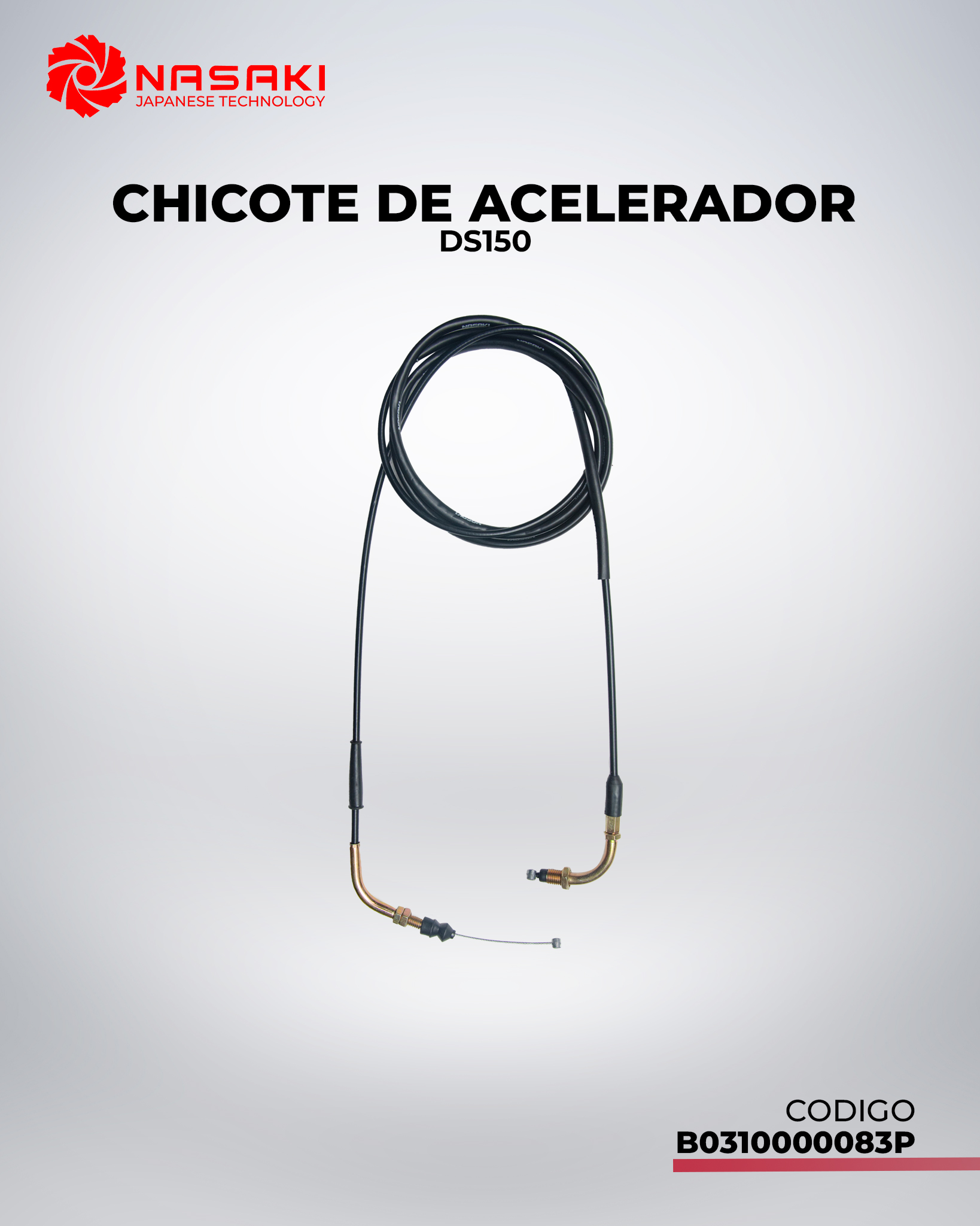CHICOTE DE ACELERADOR DS150