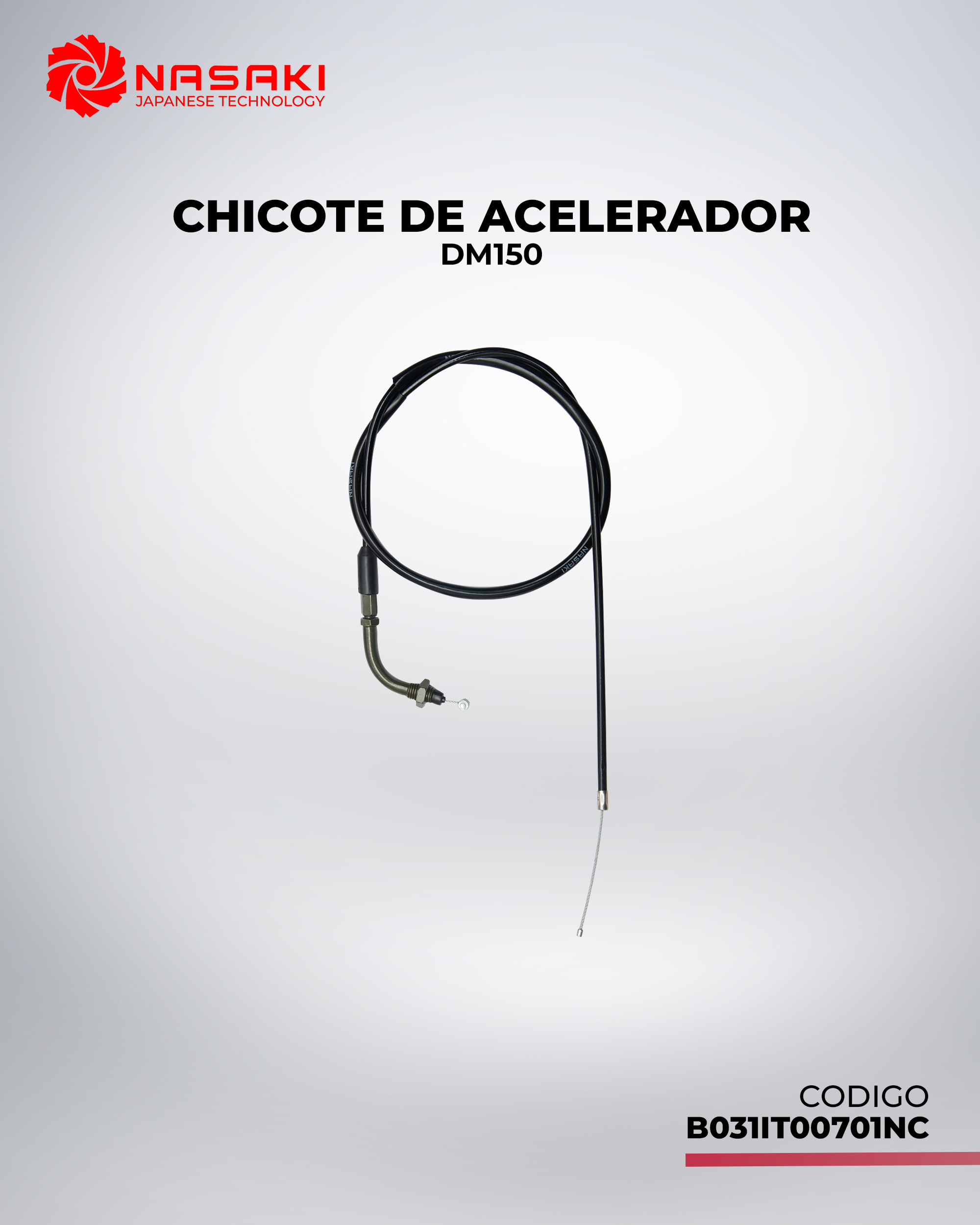 CHICOTE DE ACELERADOR DM150