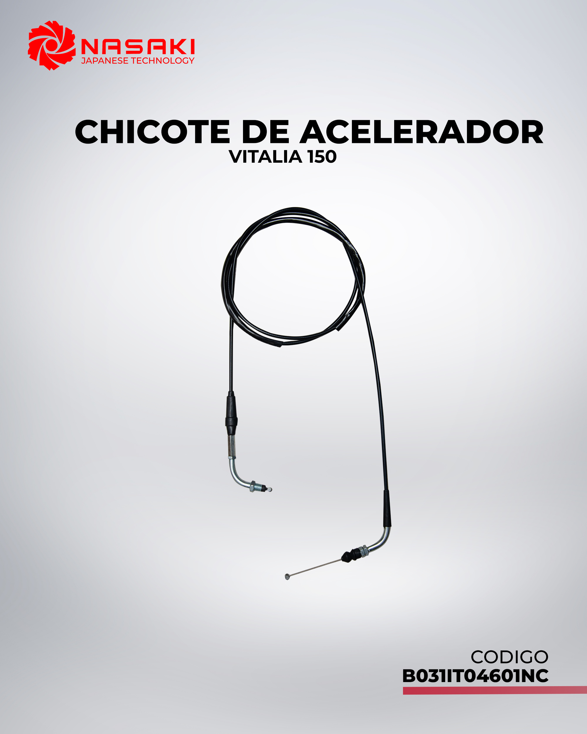 CHICOTE DE ACELERADOR VITALIA 150