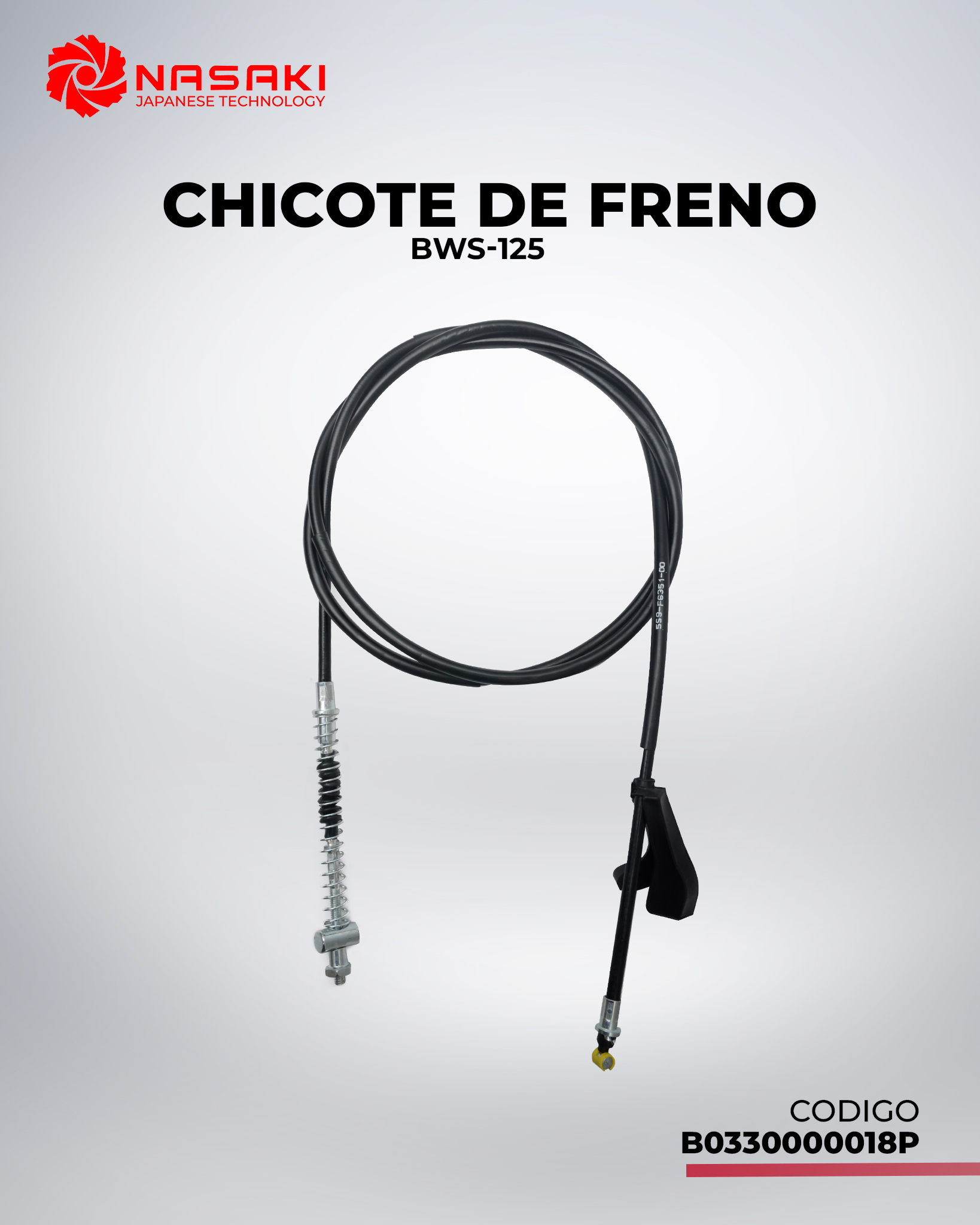 CHICOTE DE FRENO BWS-125