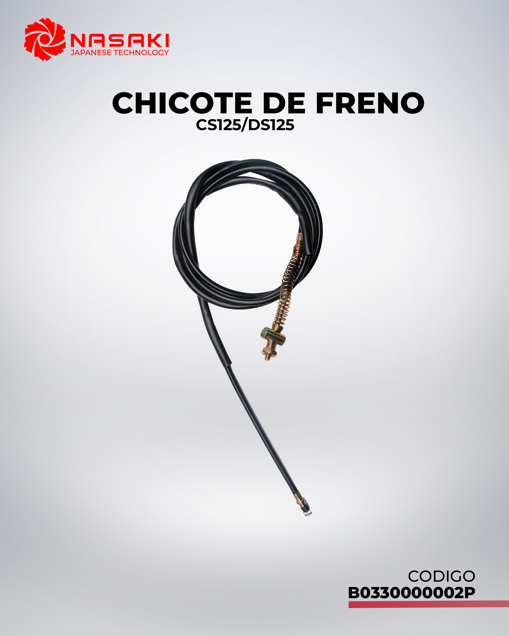 CHICOTE DE FRENO CS125/DS125