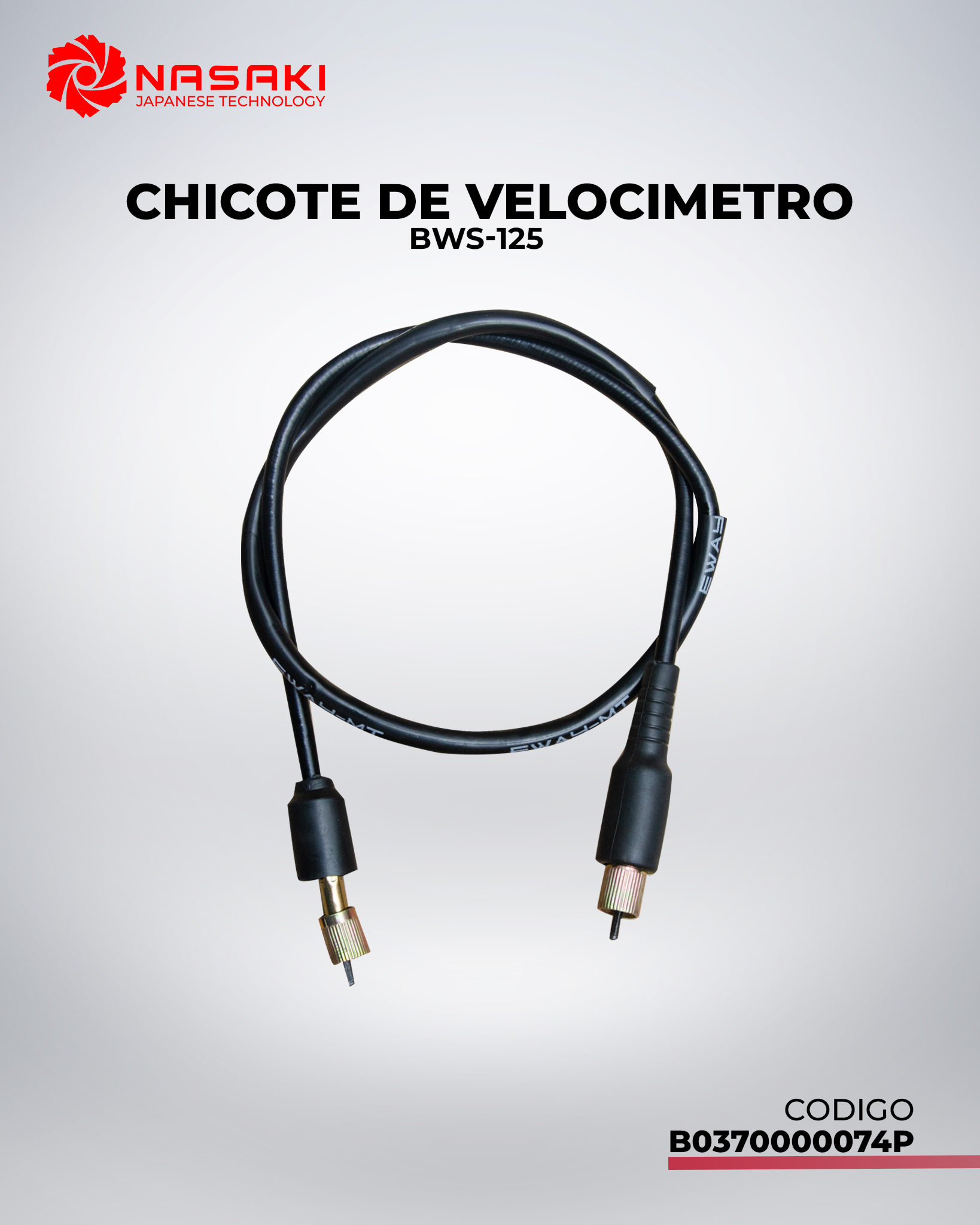 CHICOTE DE VELOCIMETRO BWS-125