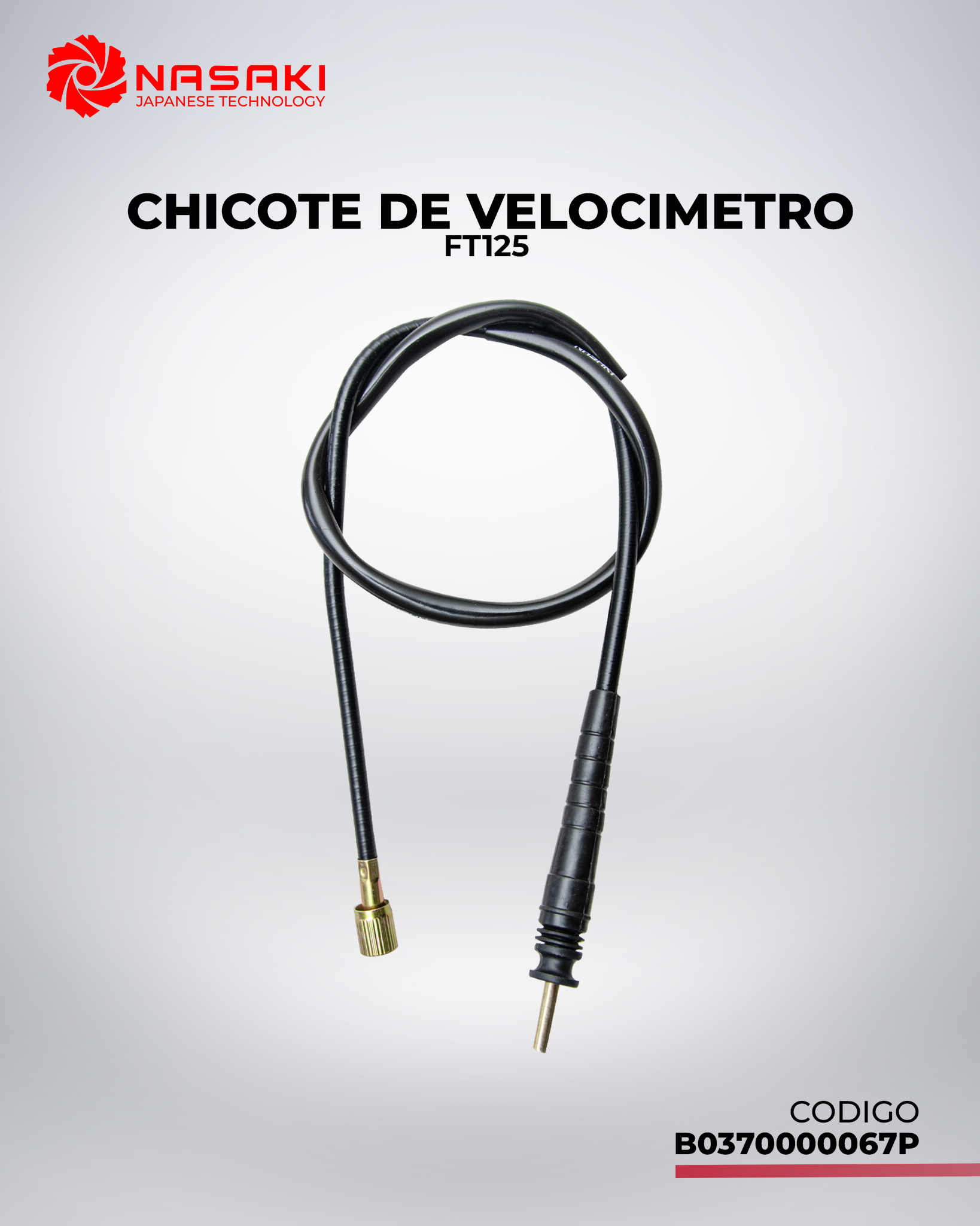 CHICOTE DE VELOCIMETRO FT125