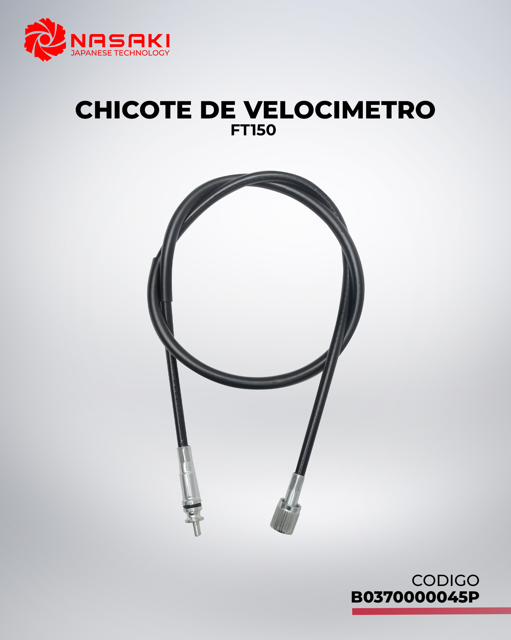 CHICOTE DE VELOCIMETRO FT150