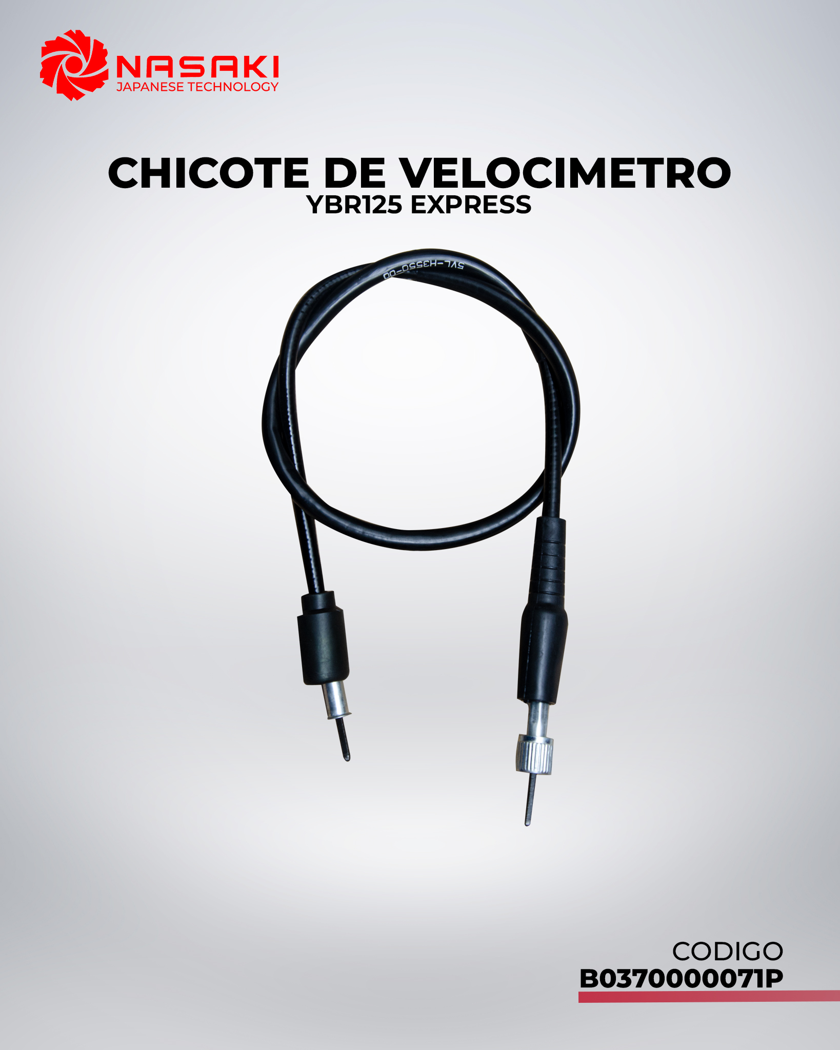 CHICOTE DE VELOCIMETRO YBR125 EXPRESS