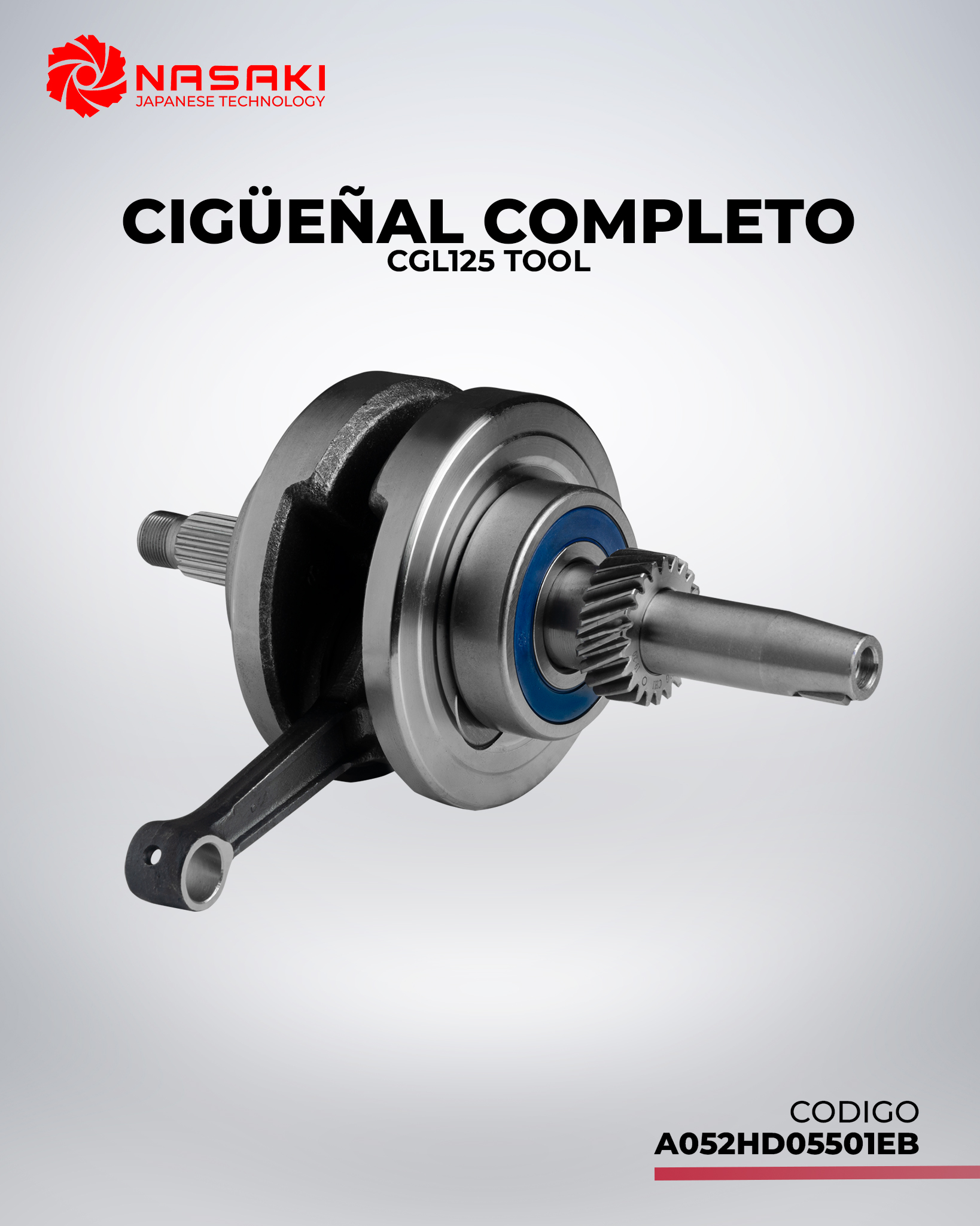 CIGUEÑAL COMPLETO CGL125 TOOL