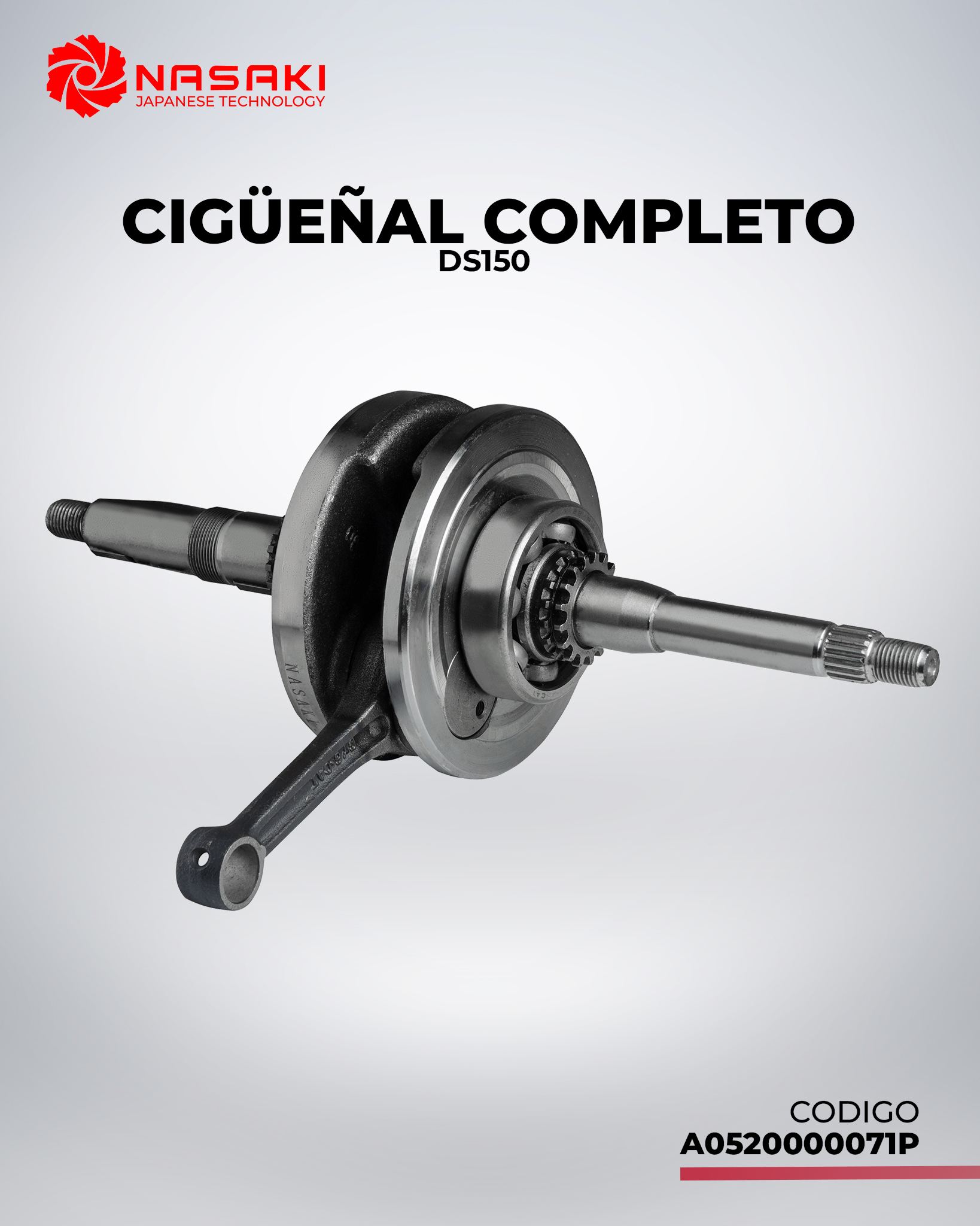 CIGUEÑAL COMPLETO DS150
