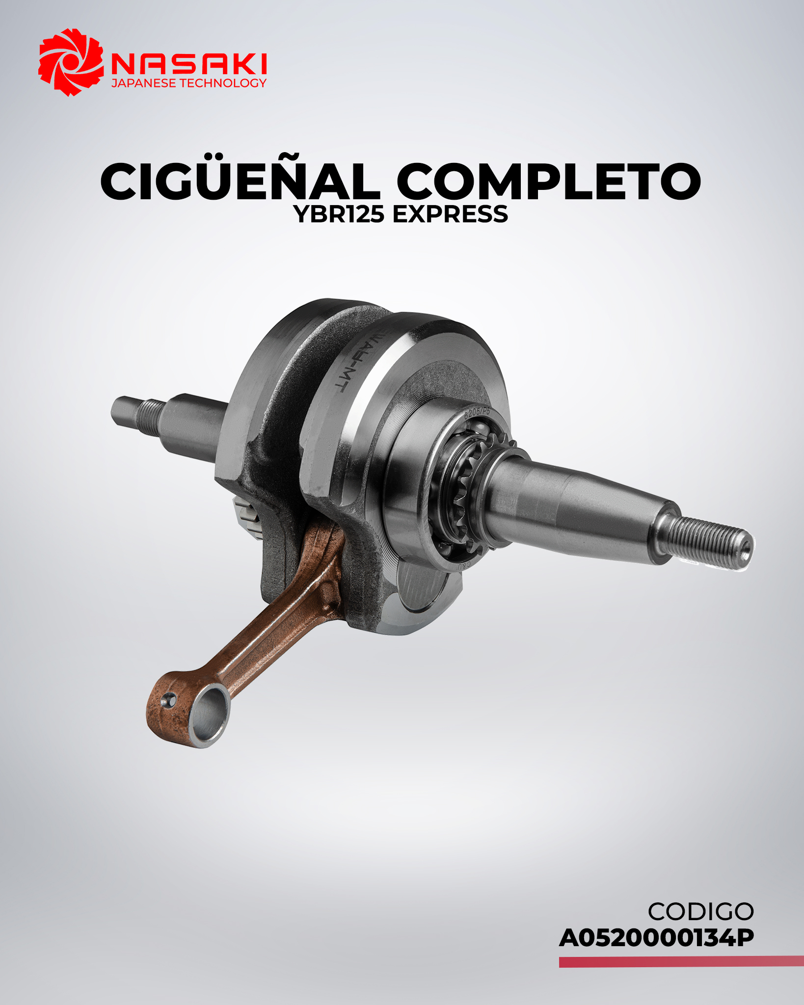 CIGUEÑAL COMPLETO YBR125 EXPRESS