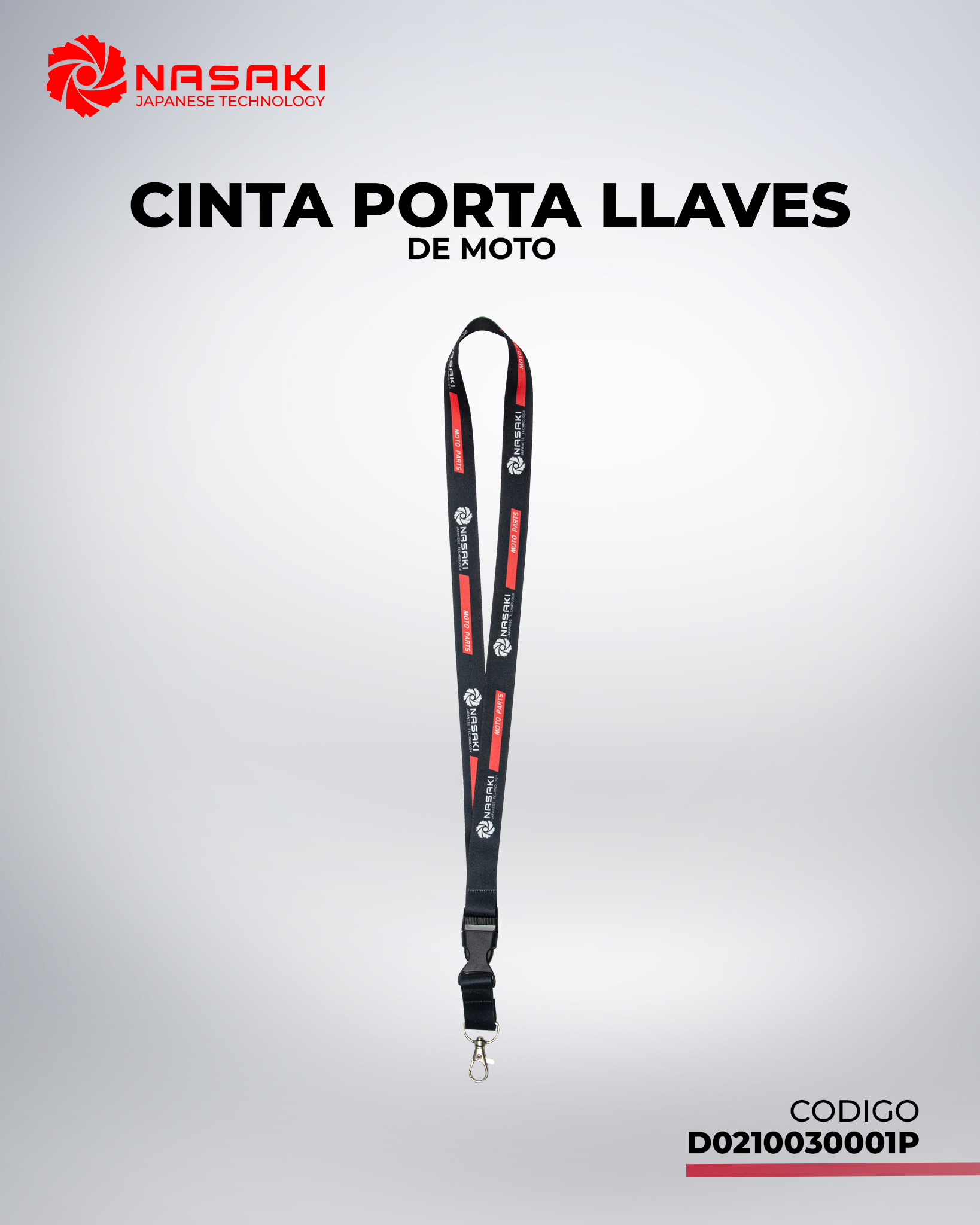 CINTA PORTA LLAVES DE MOTO