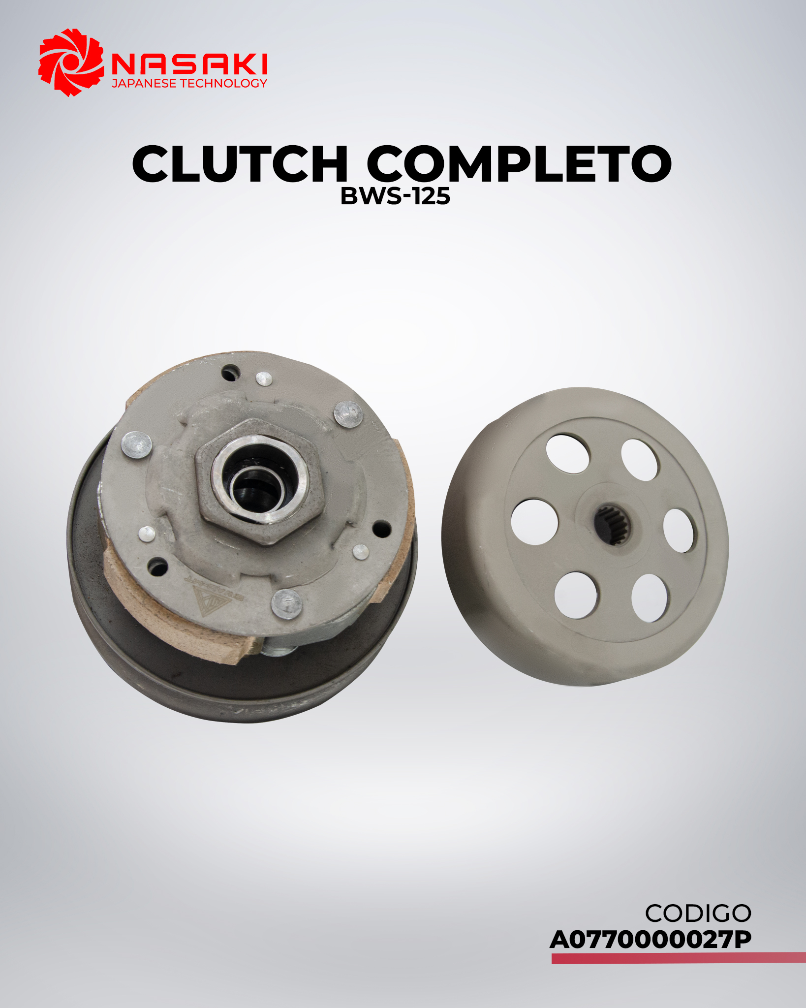 CLUTCH COMPLETO BWS-125
