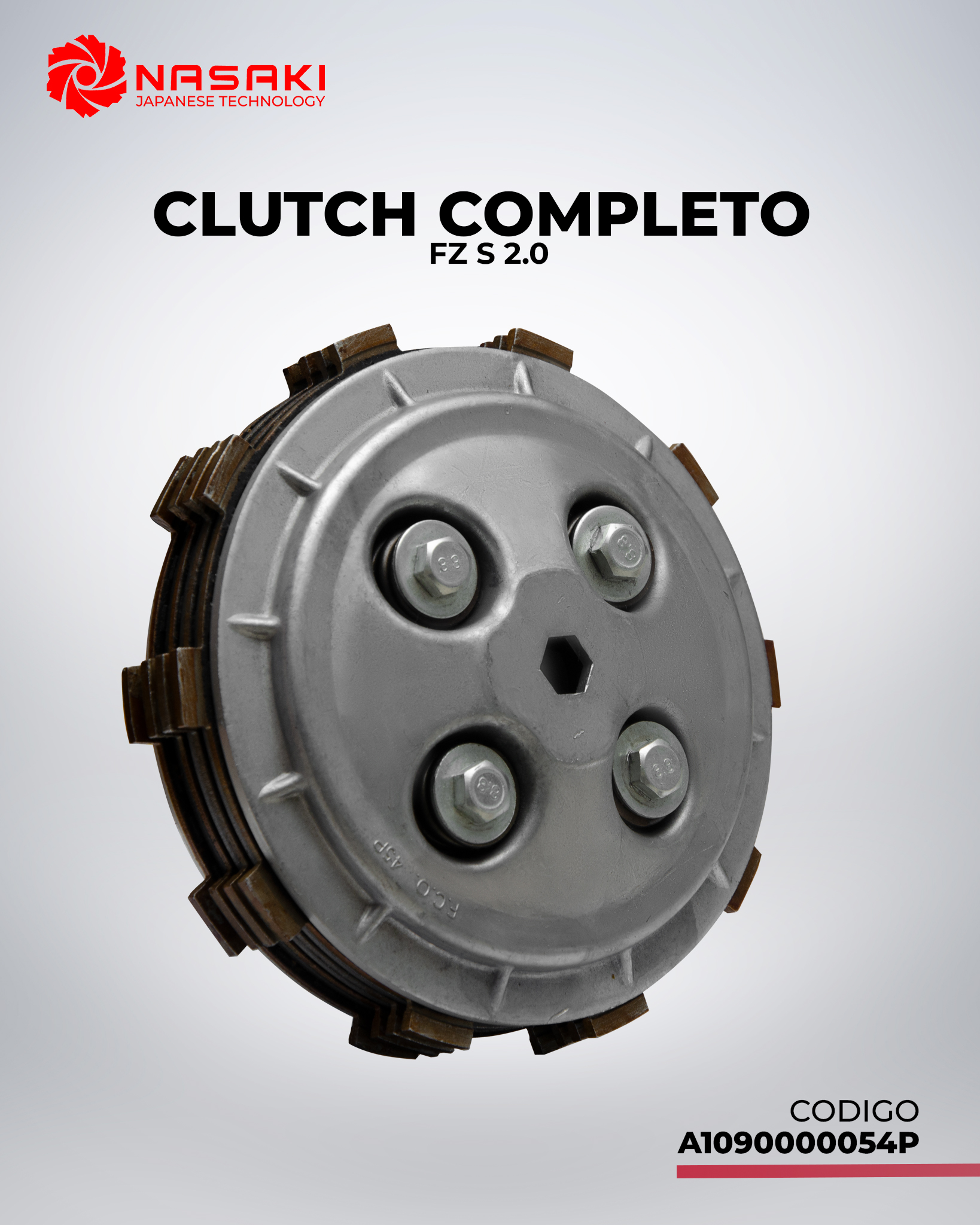 CLUTCH COMPLETO FZ S 2.0