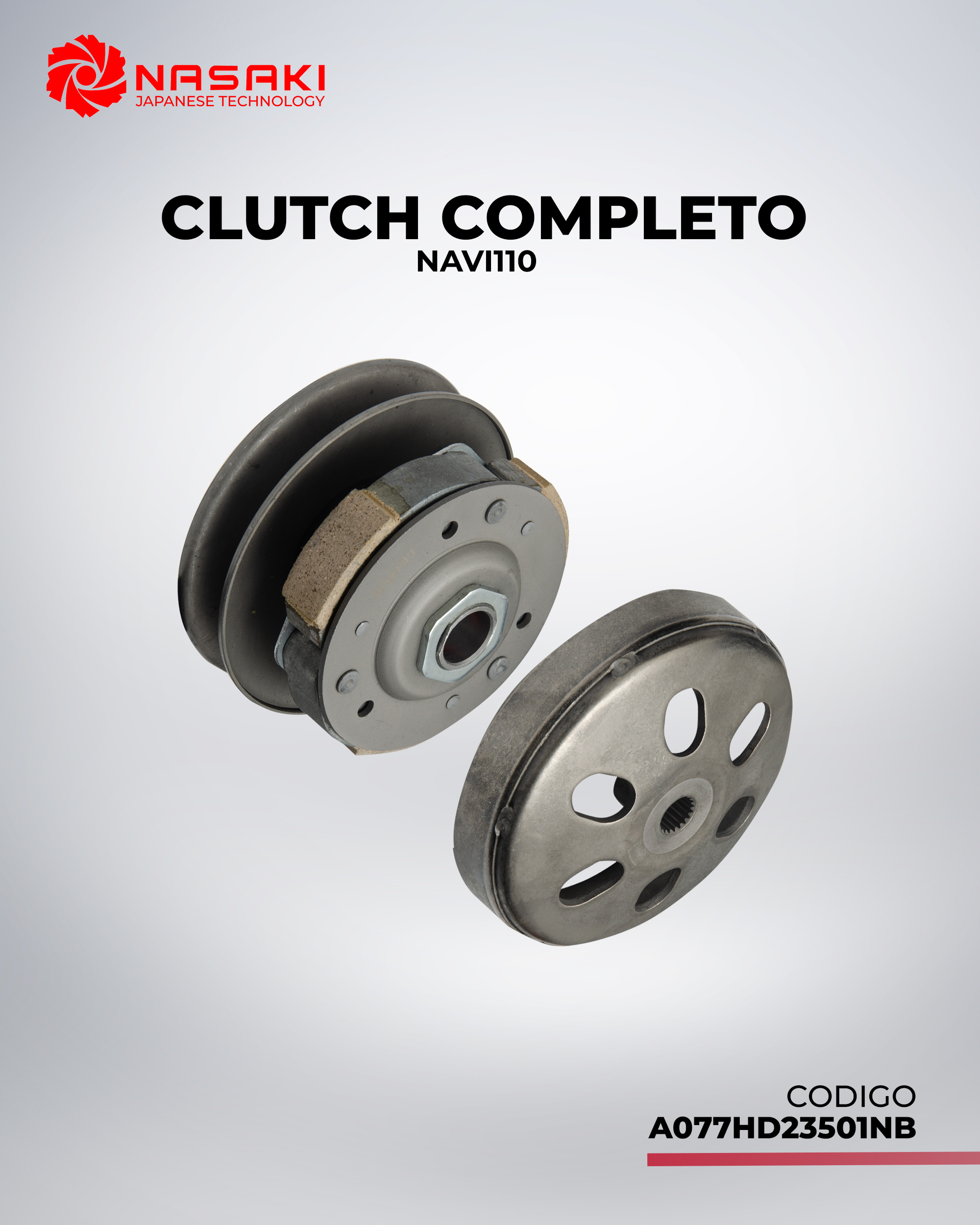 CLUTCH COMPLETO NAVI110